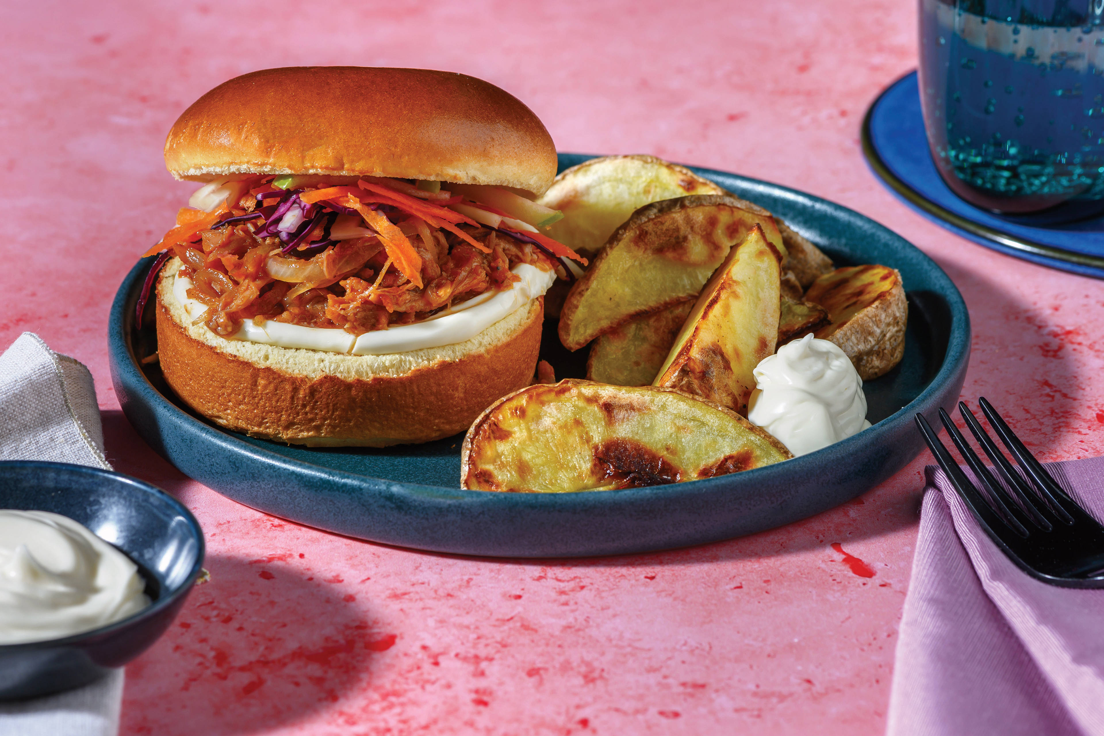 Southern BBQ Pulled Pork Burger