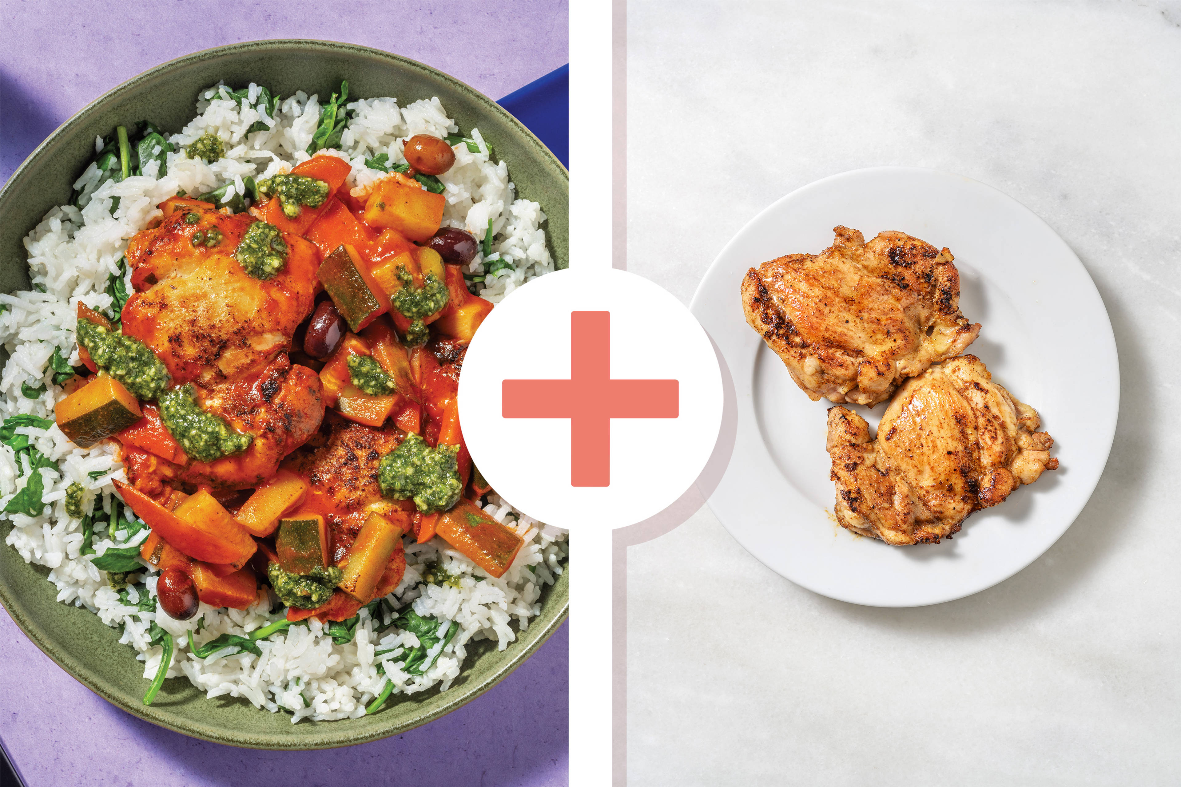 Double Sicilian-Style Chicken & Spinach Rice