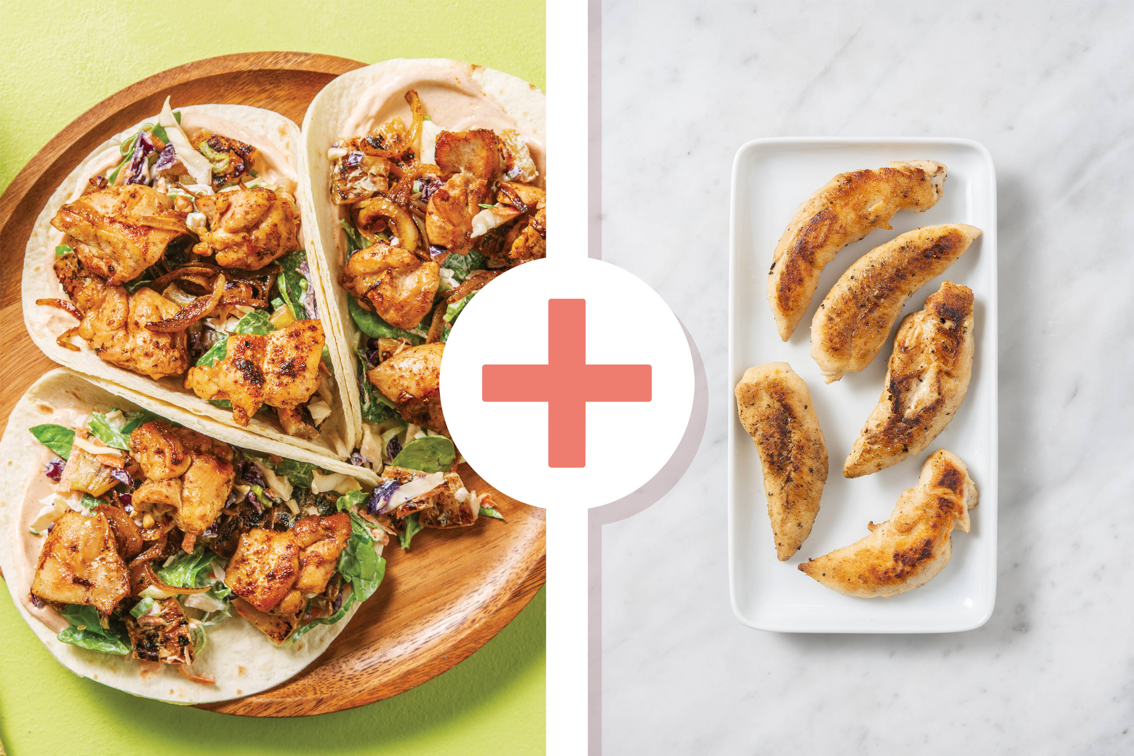 Quick Double Caribbean-Spiced Chicken Tacos