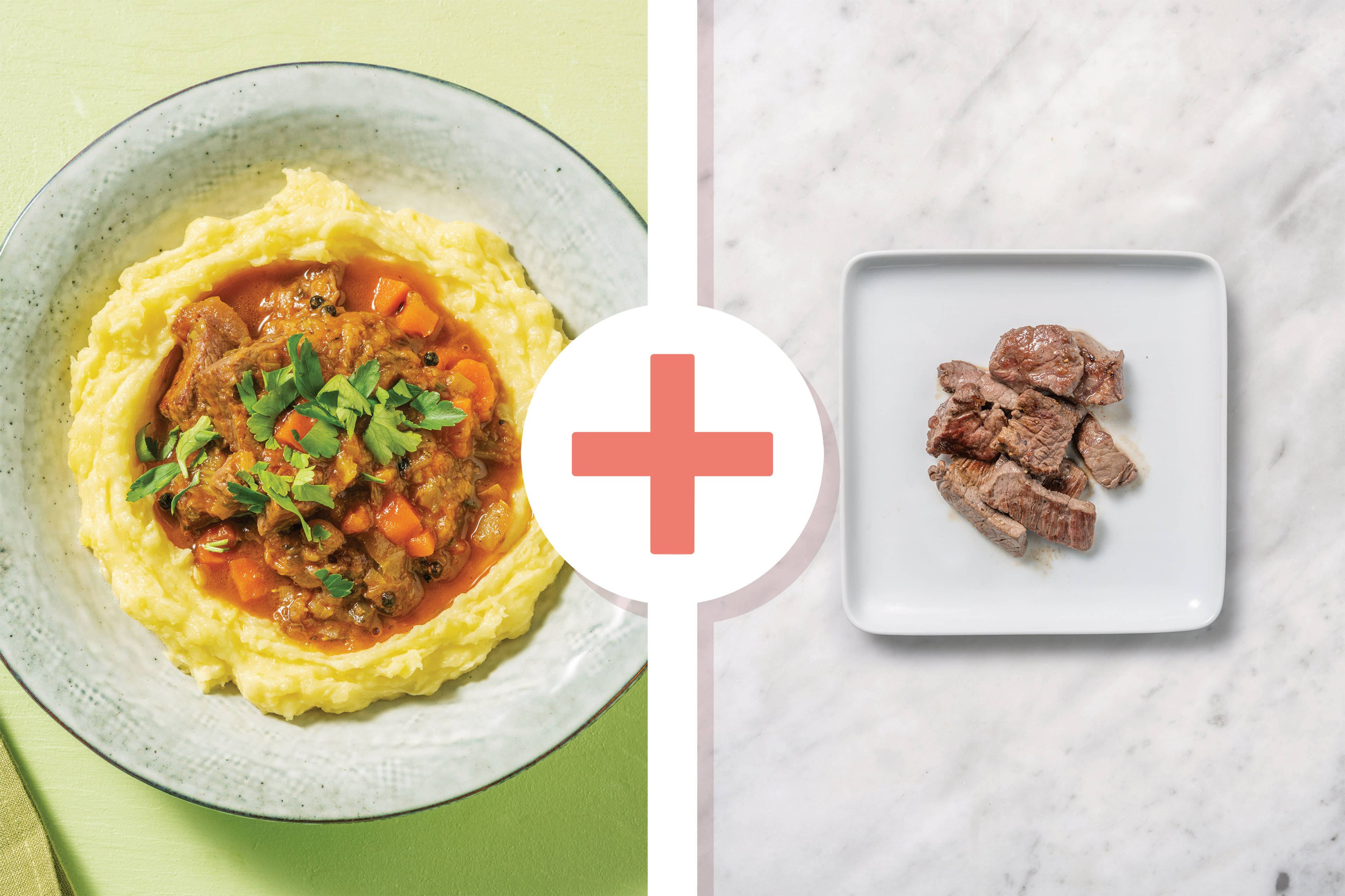 Double Slow-Cooked Peppercorn Beef Stew