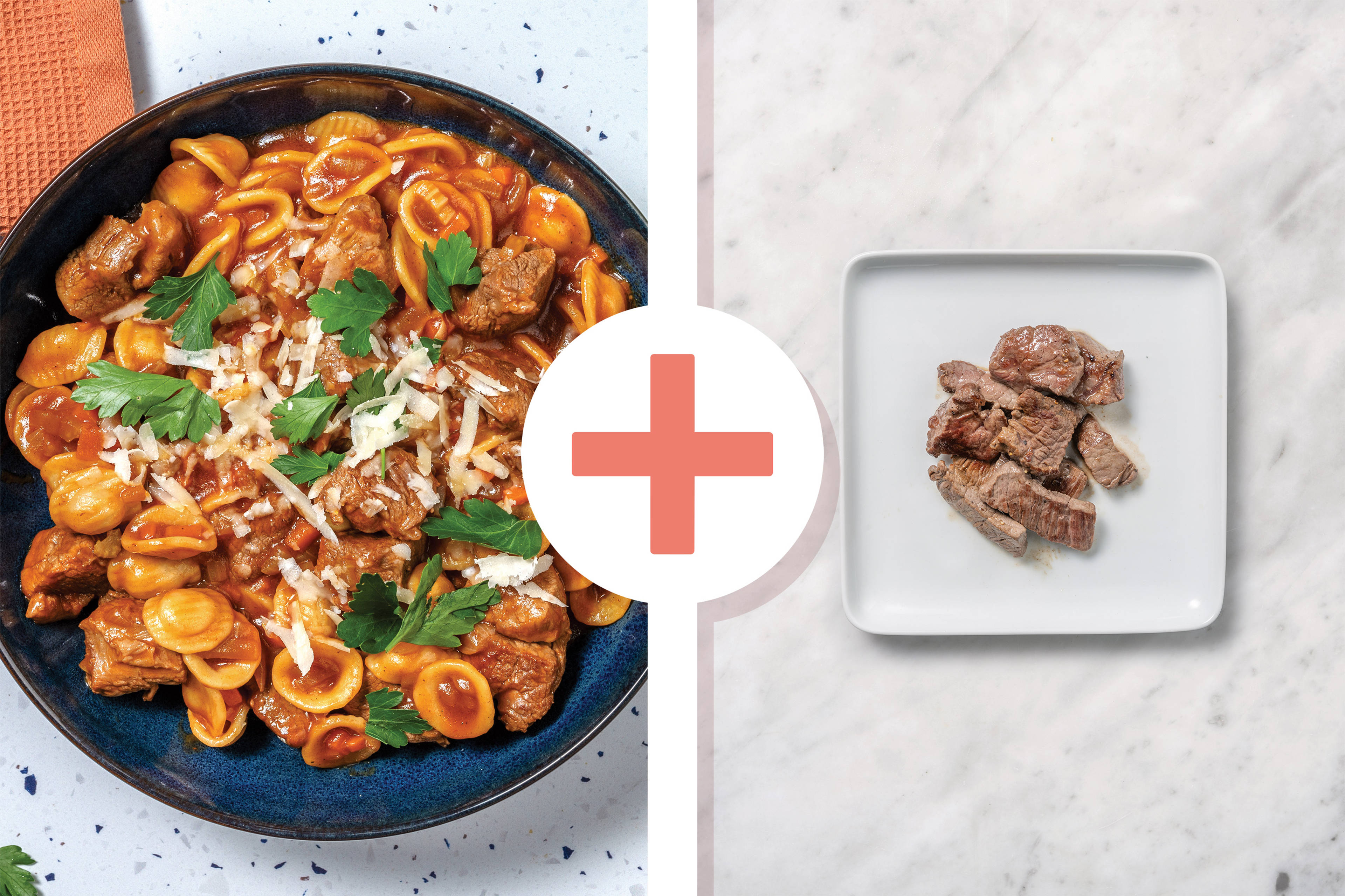 Double One-Pot Beef Ragu & Orecchiette