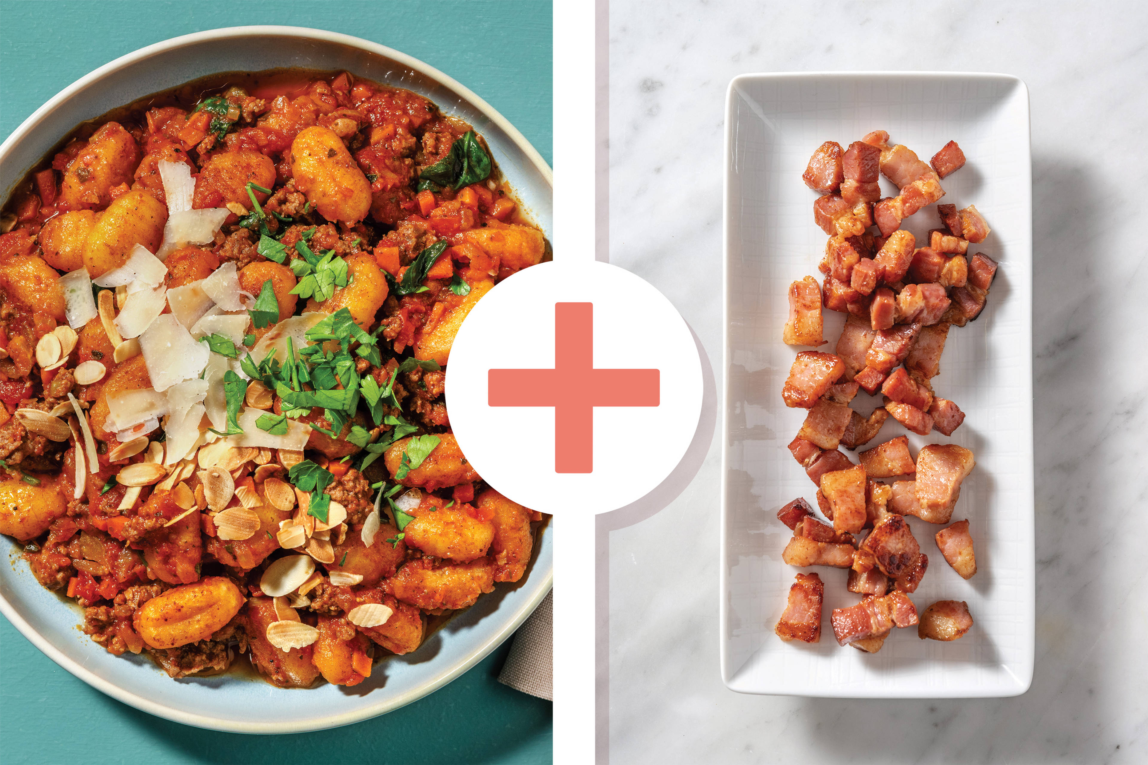 Italian Beef-Bacon Ragu & Gnocchi