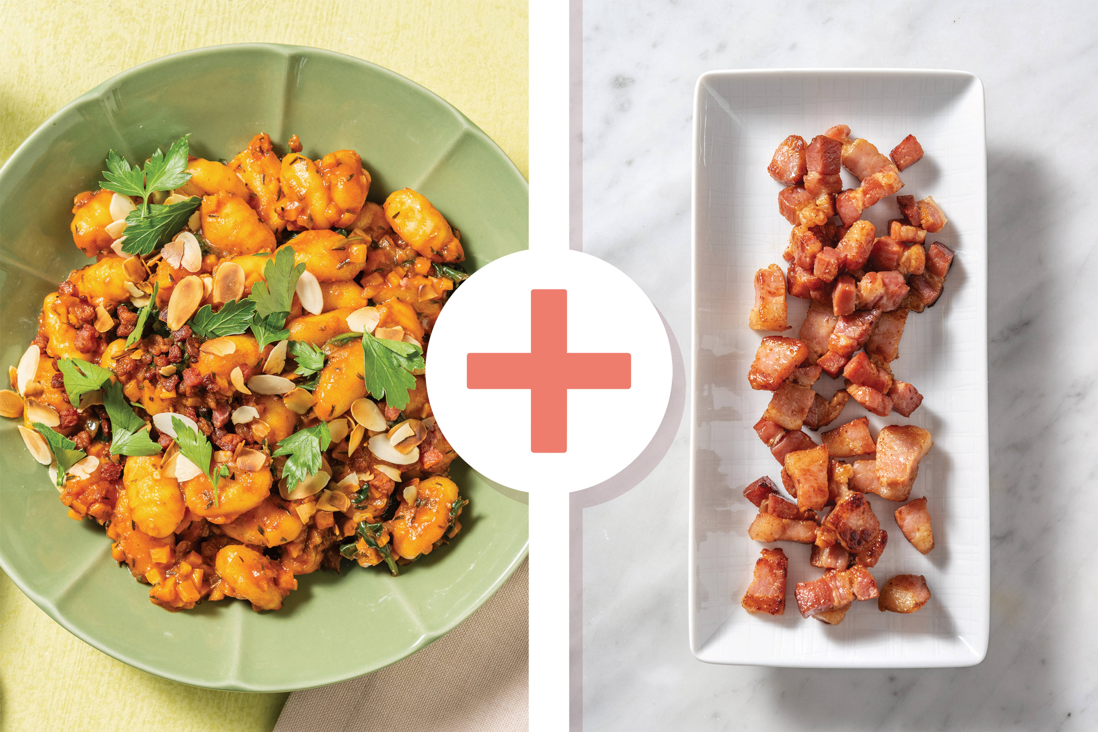 Double Plant-Based Crispy Bac'n Gnocchi