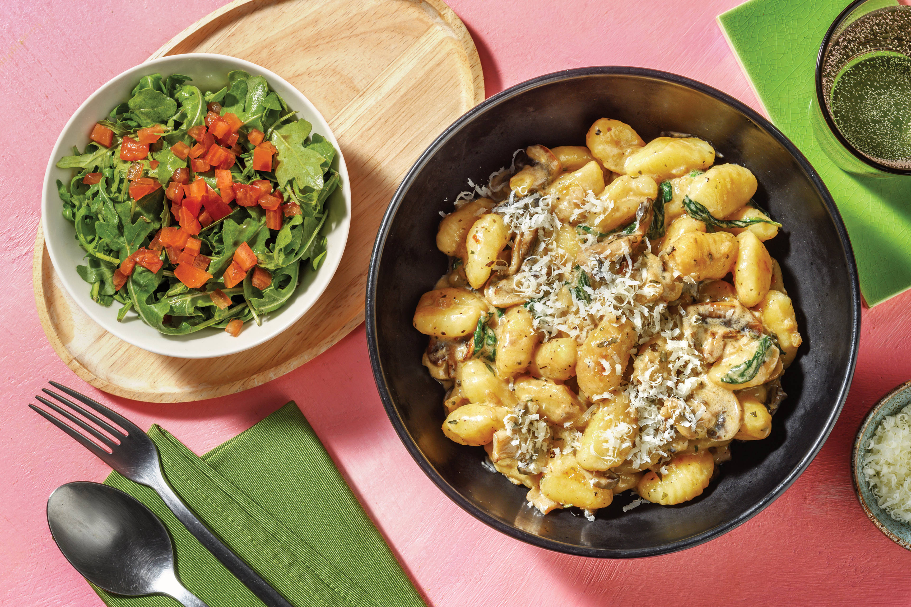 Creamy Mushroom & Parmesan Gnocchi