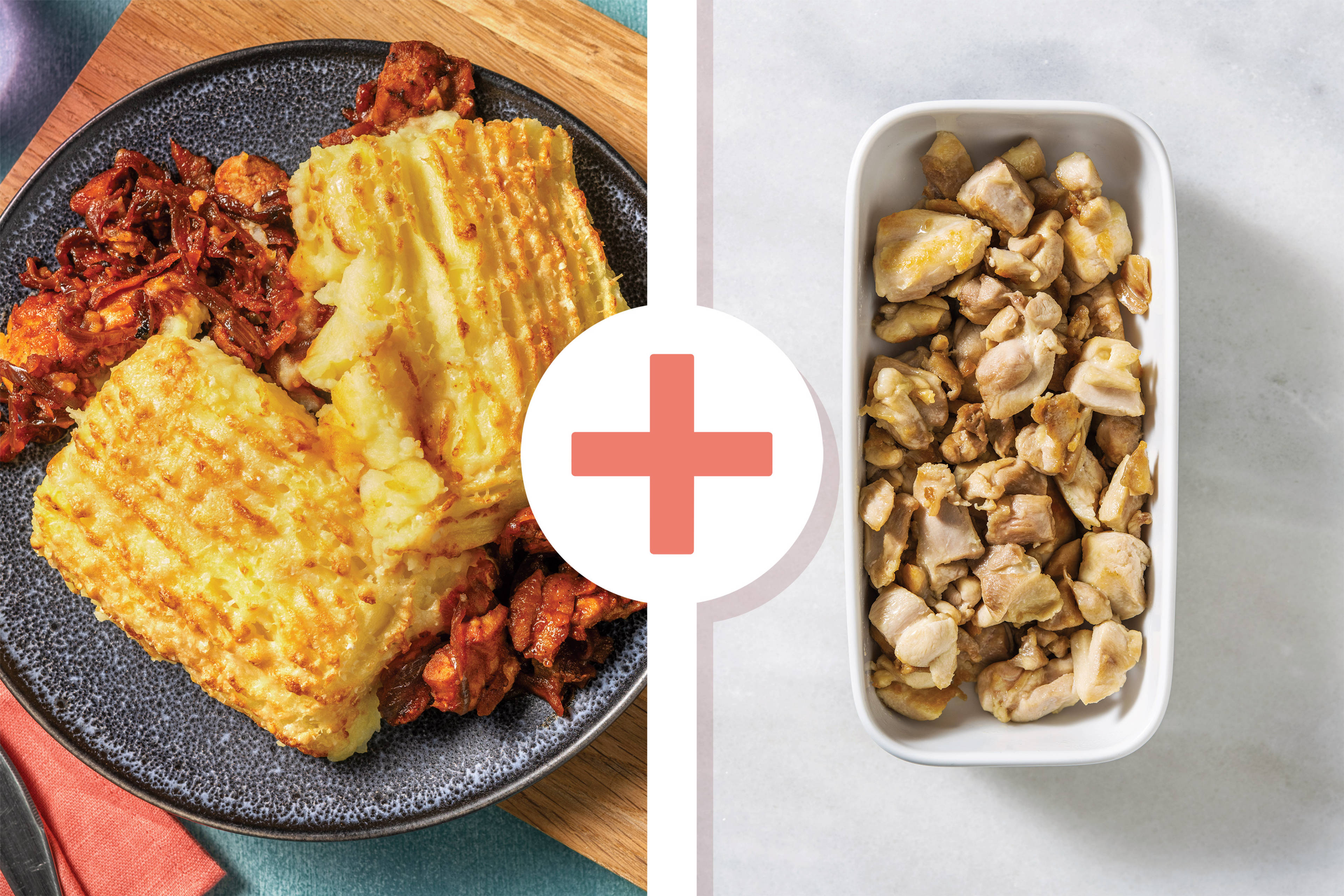 Rustic Double Chicken Shepherd's Pie
