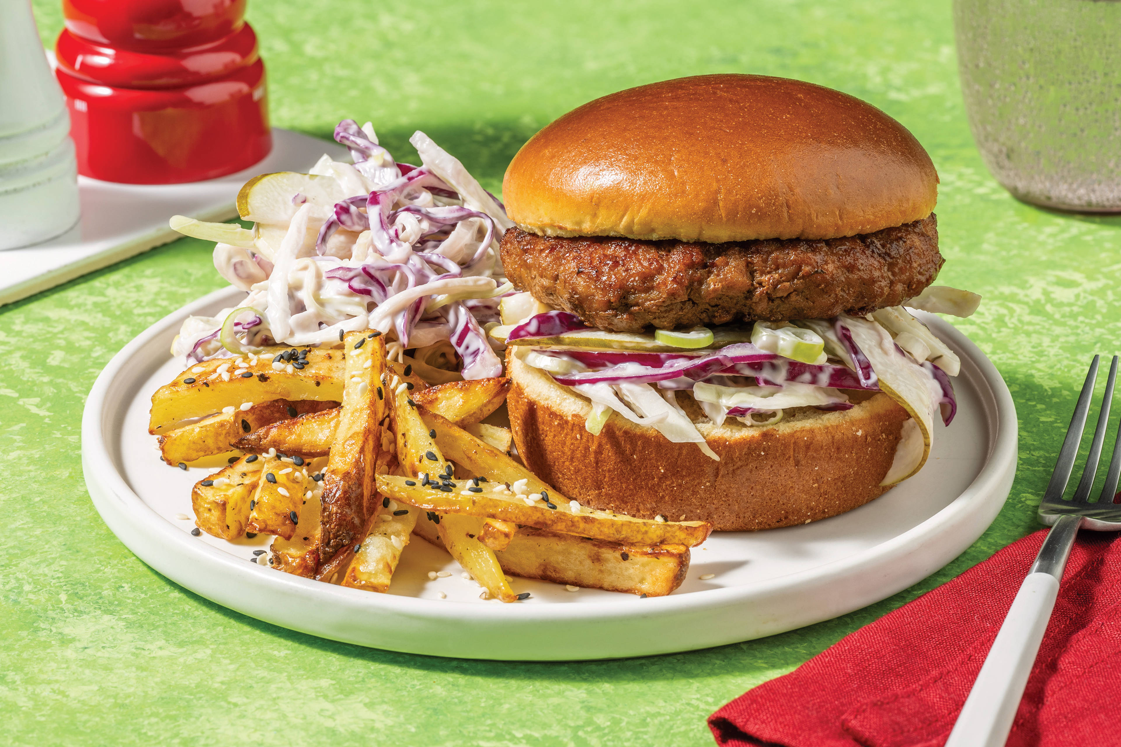 Easy Teriyaki-Glazed Pork Burger