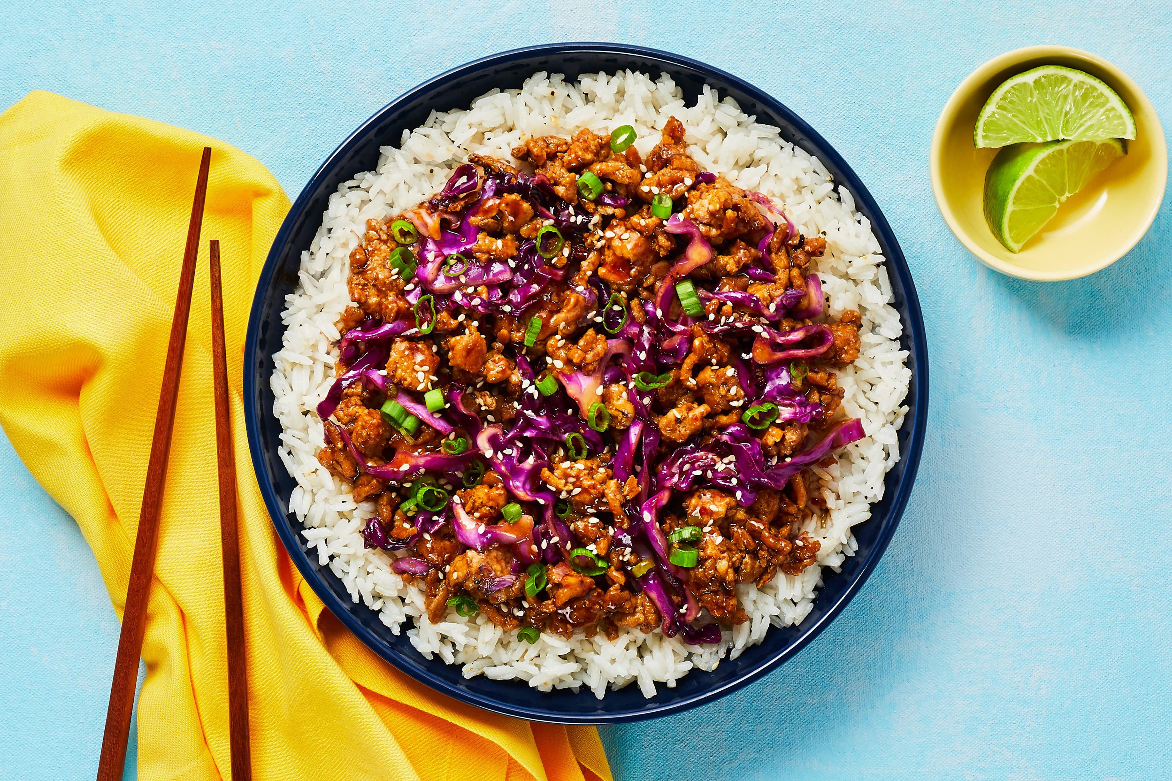 Moo Shu Shrimp Bowls