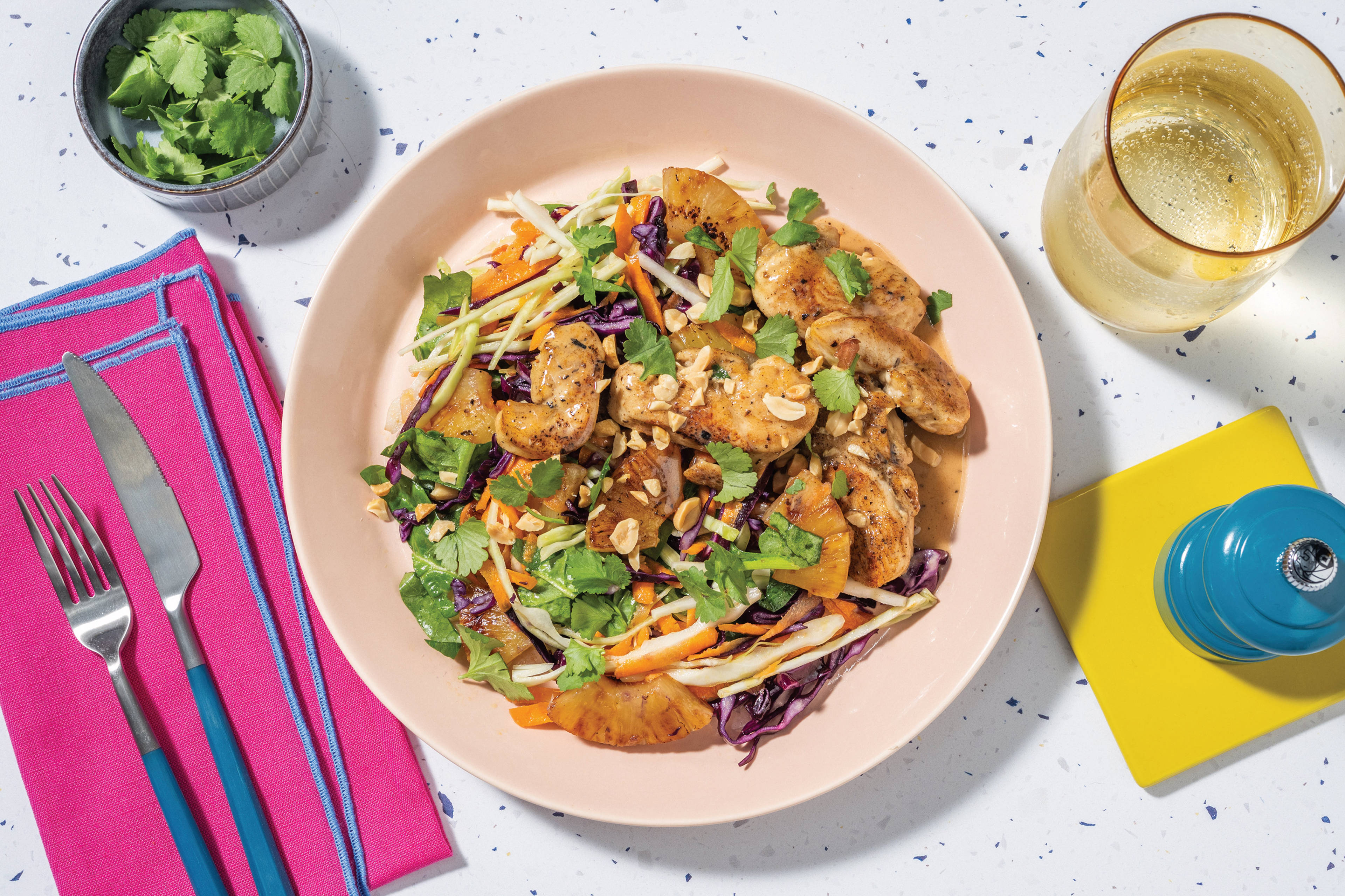 Double Caribbean Chicken Strips & Coconut Sauce