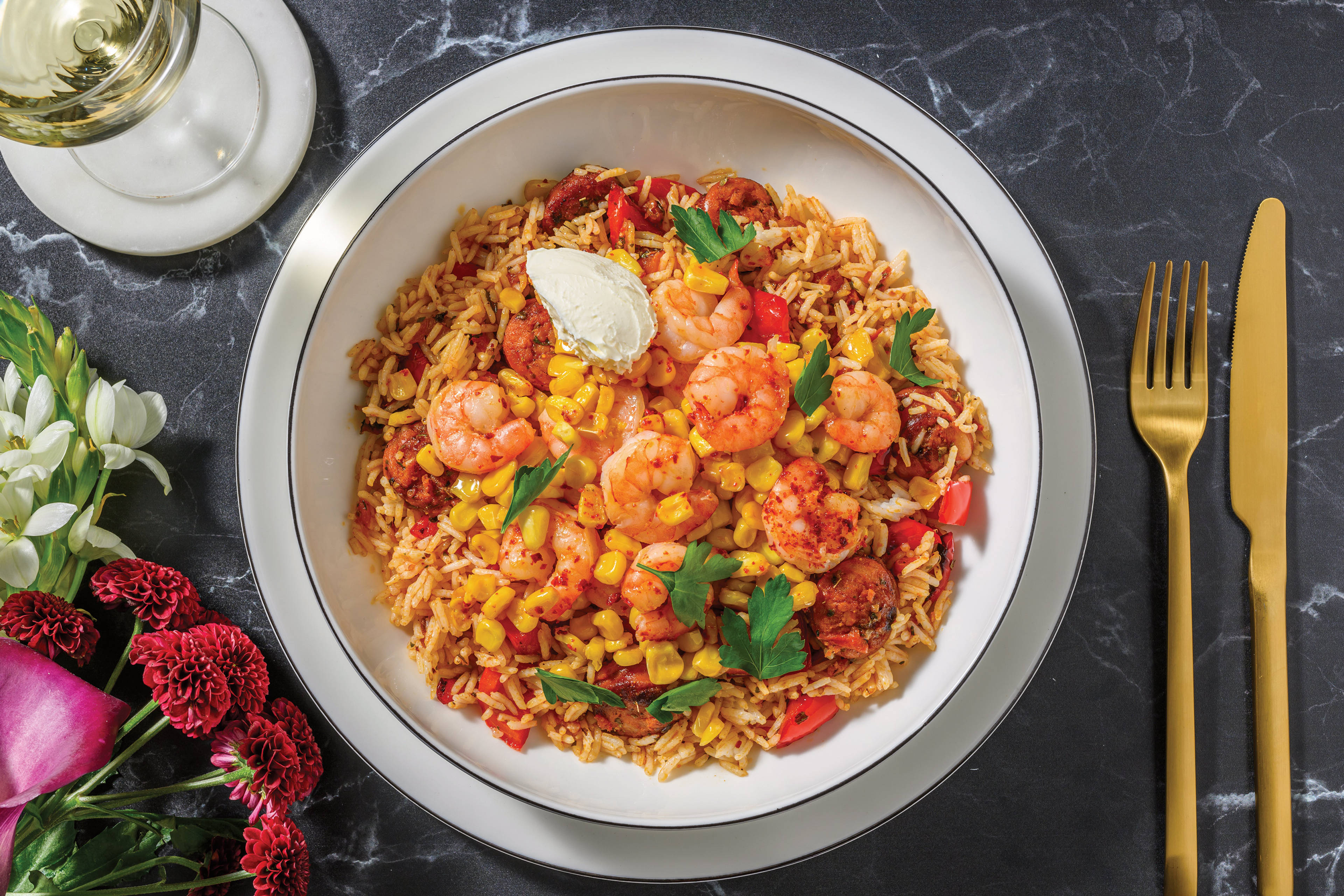 Chilli Prawn & Chorizo Jambalaya Rice