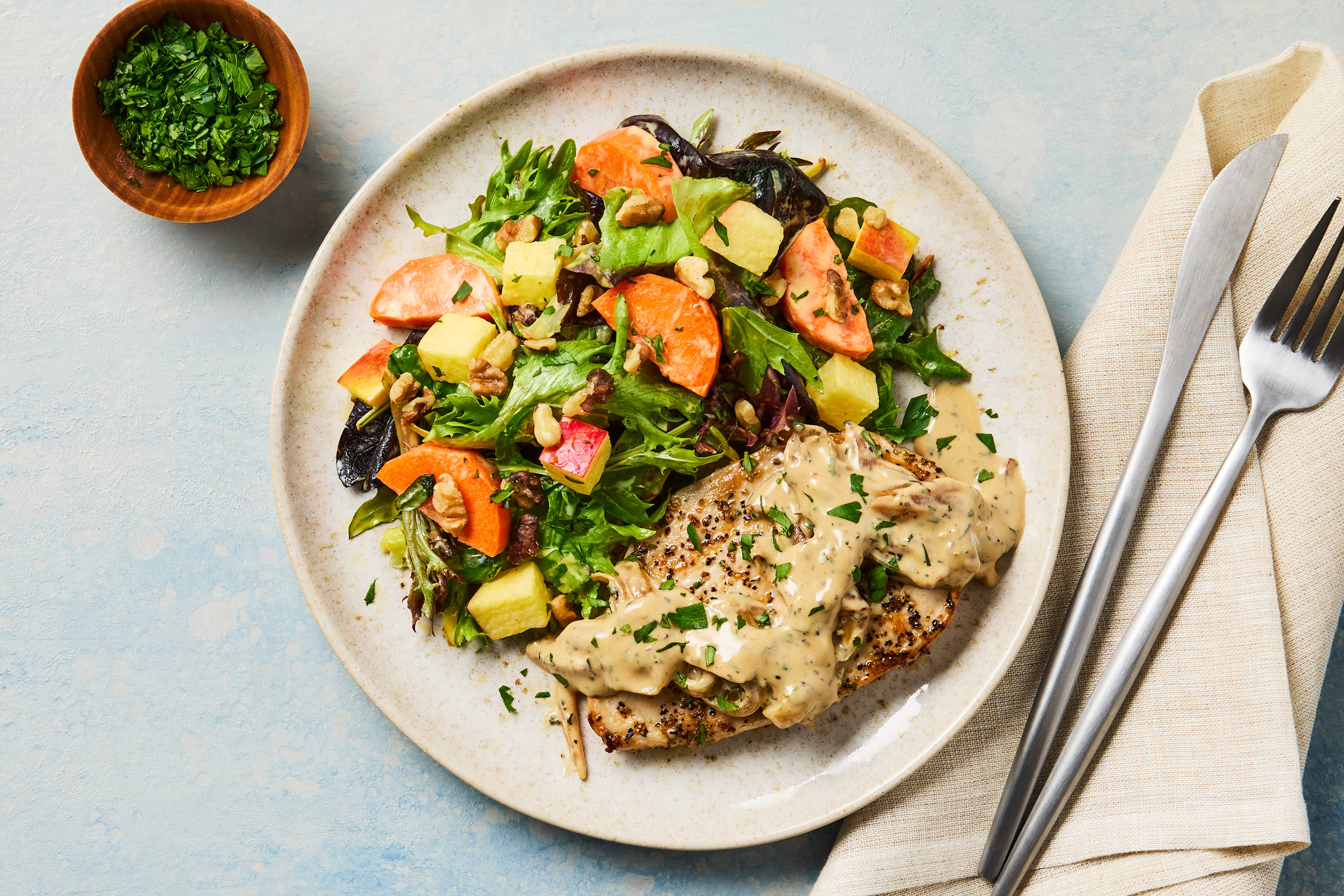 Creamy Caramelized Onion Salmon
