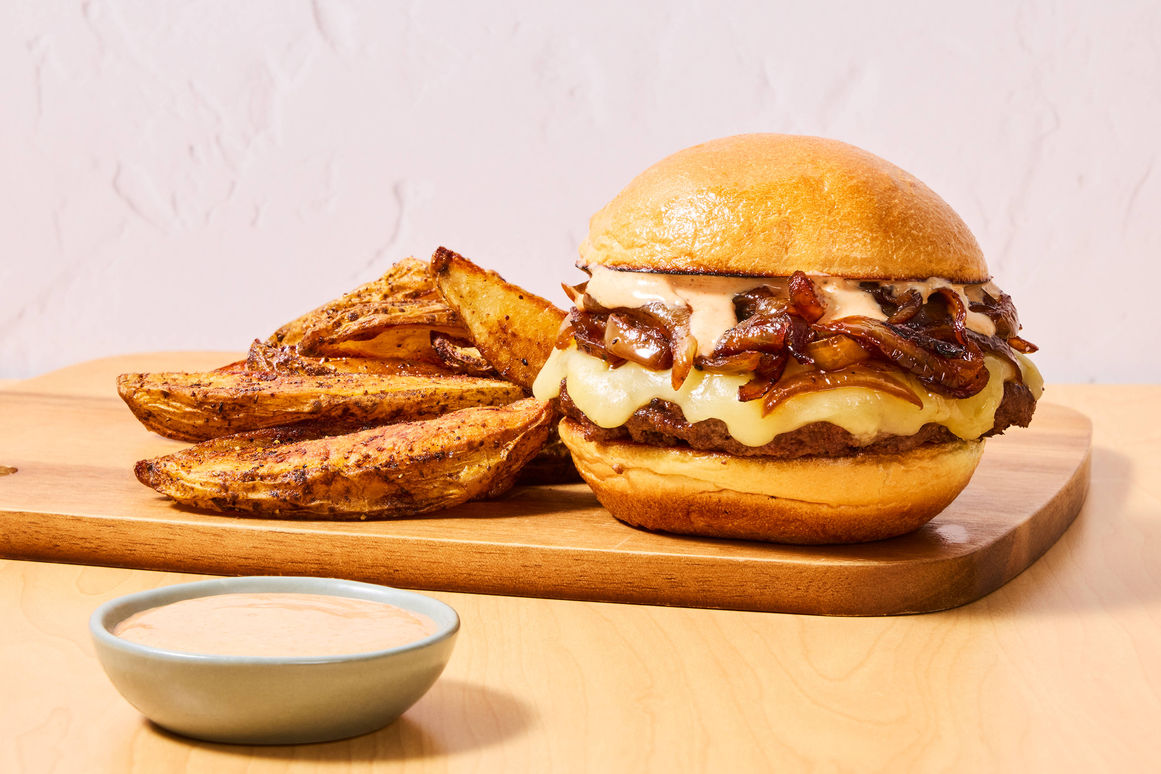 Cheesy Smashed Bacon Burgers