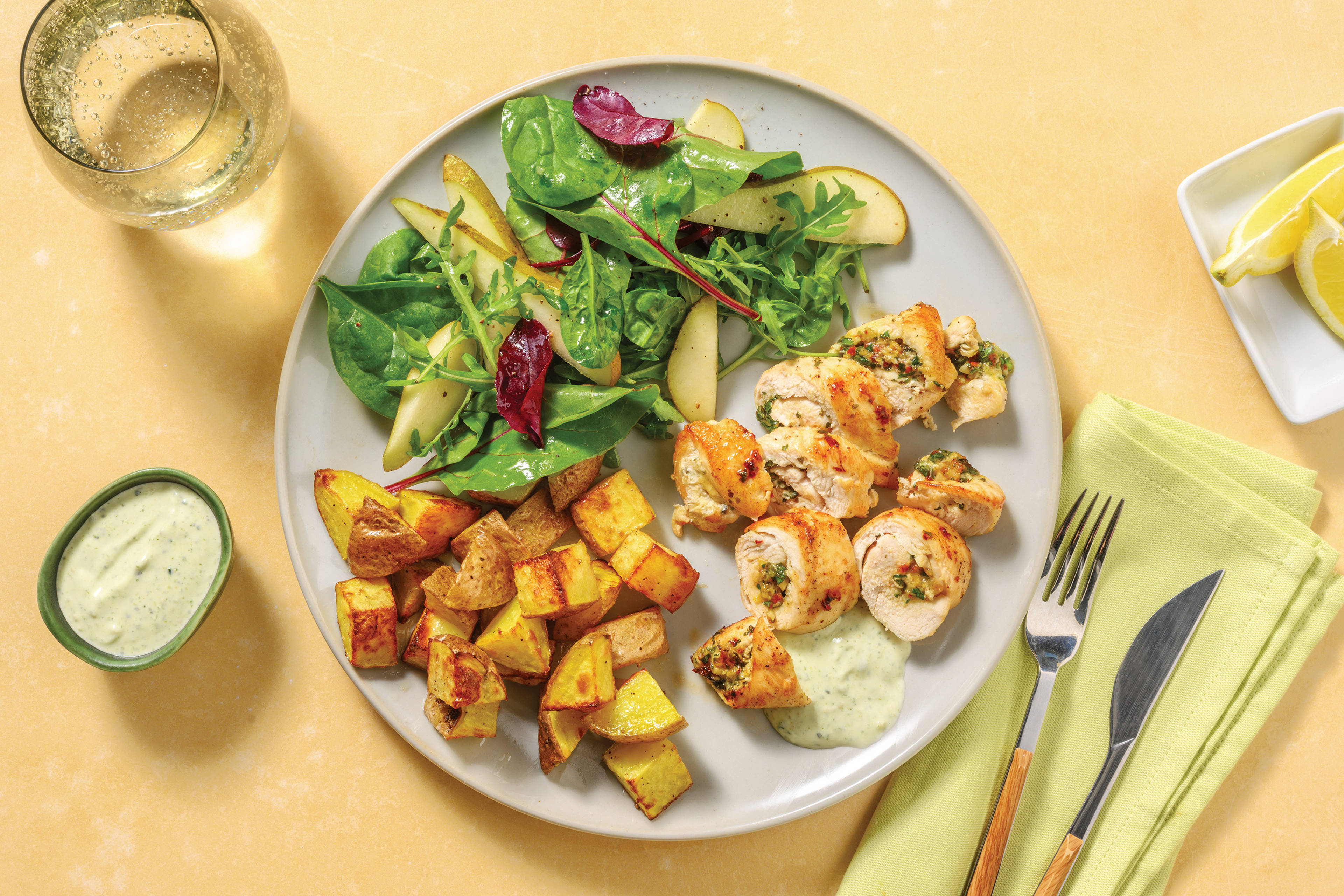 Double Herb & Parmesan Chicken Involtini