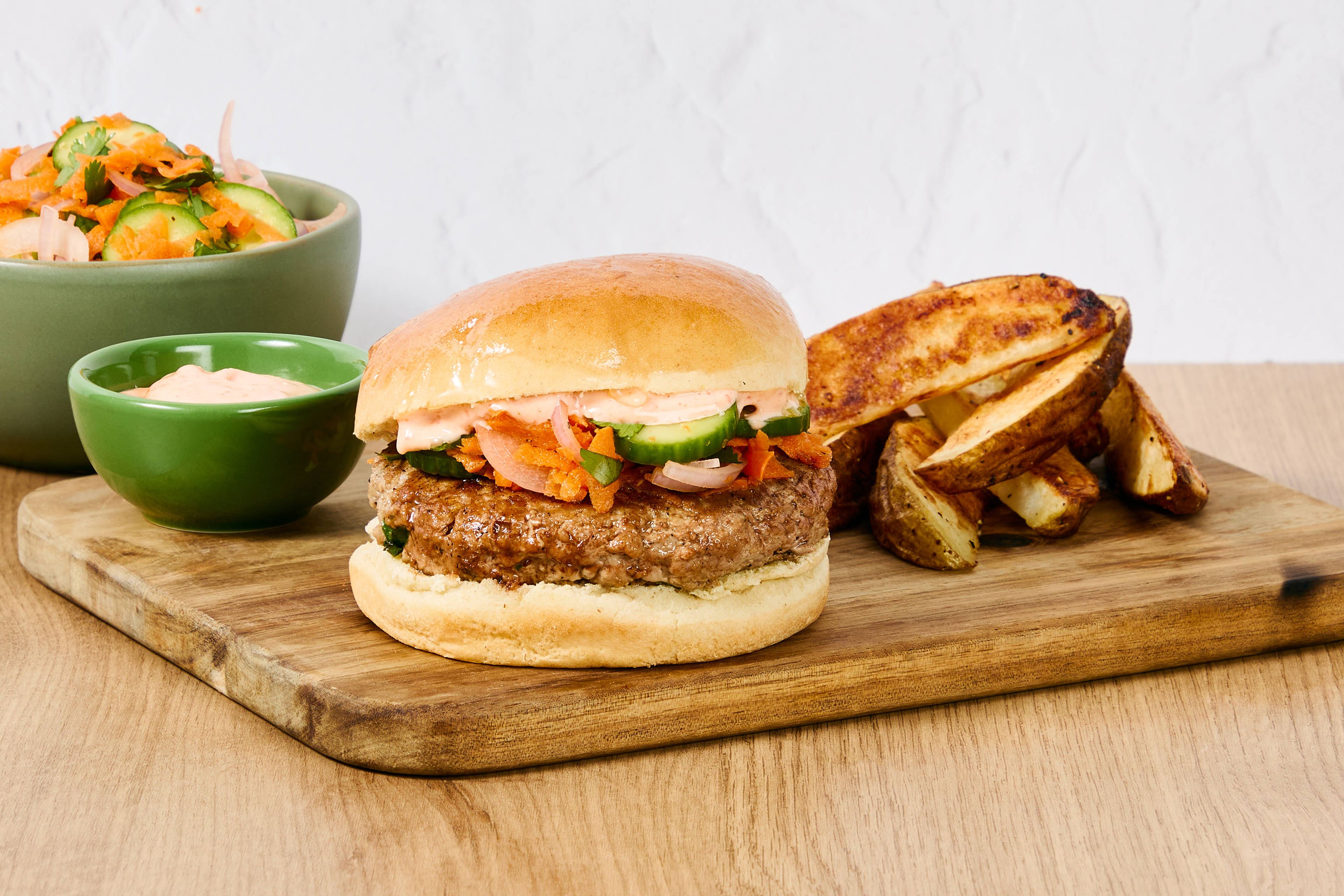 Banh Mi Pork Burgers