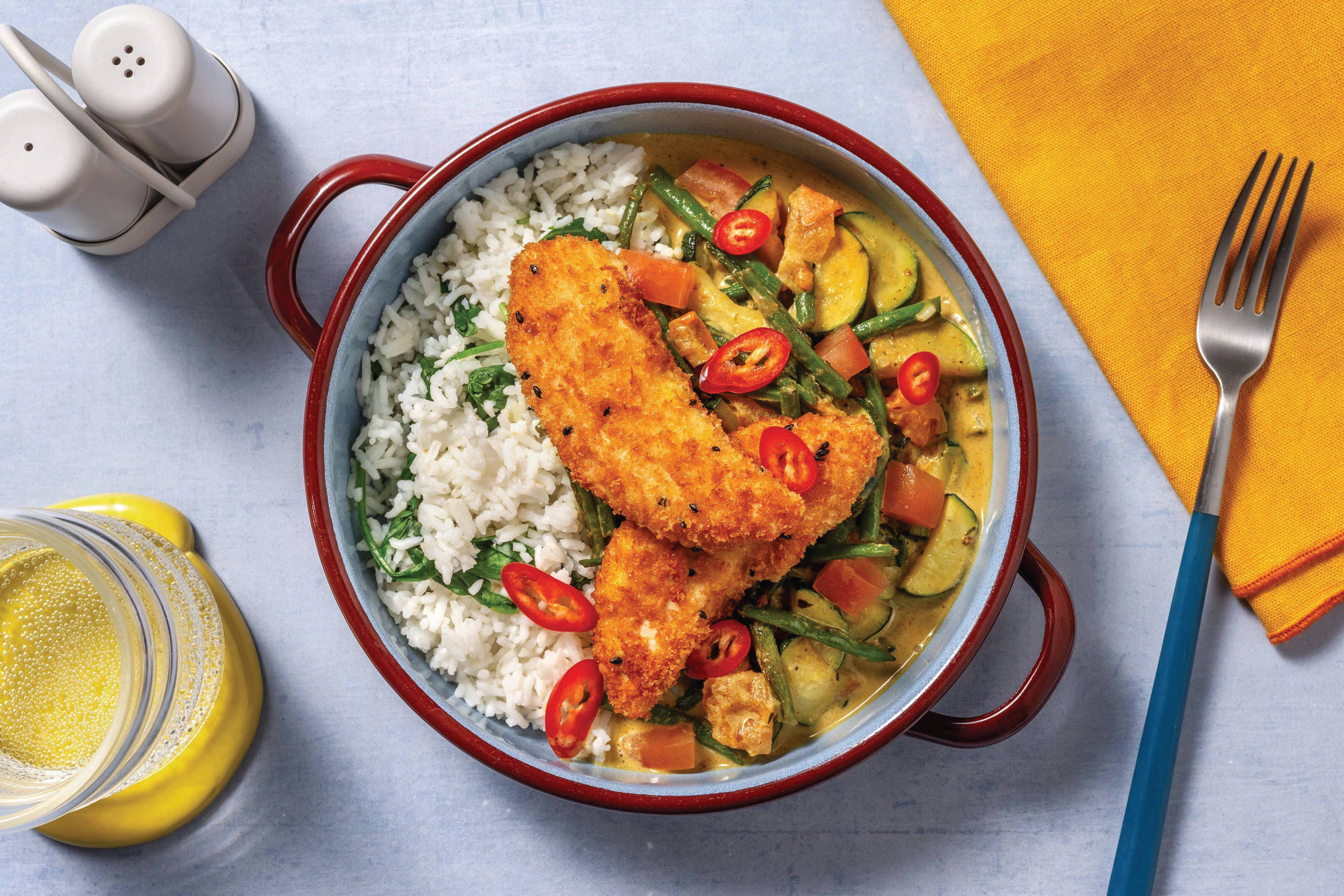 Chicken & Mumbai Curry Sauce