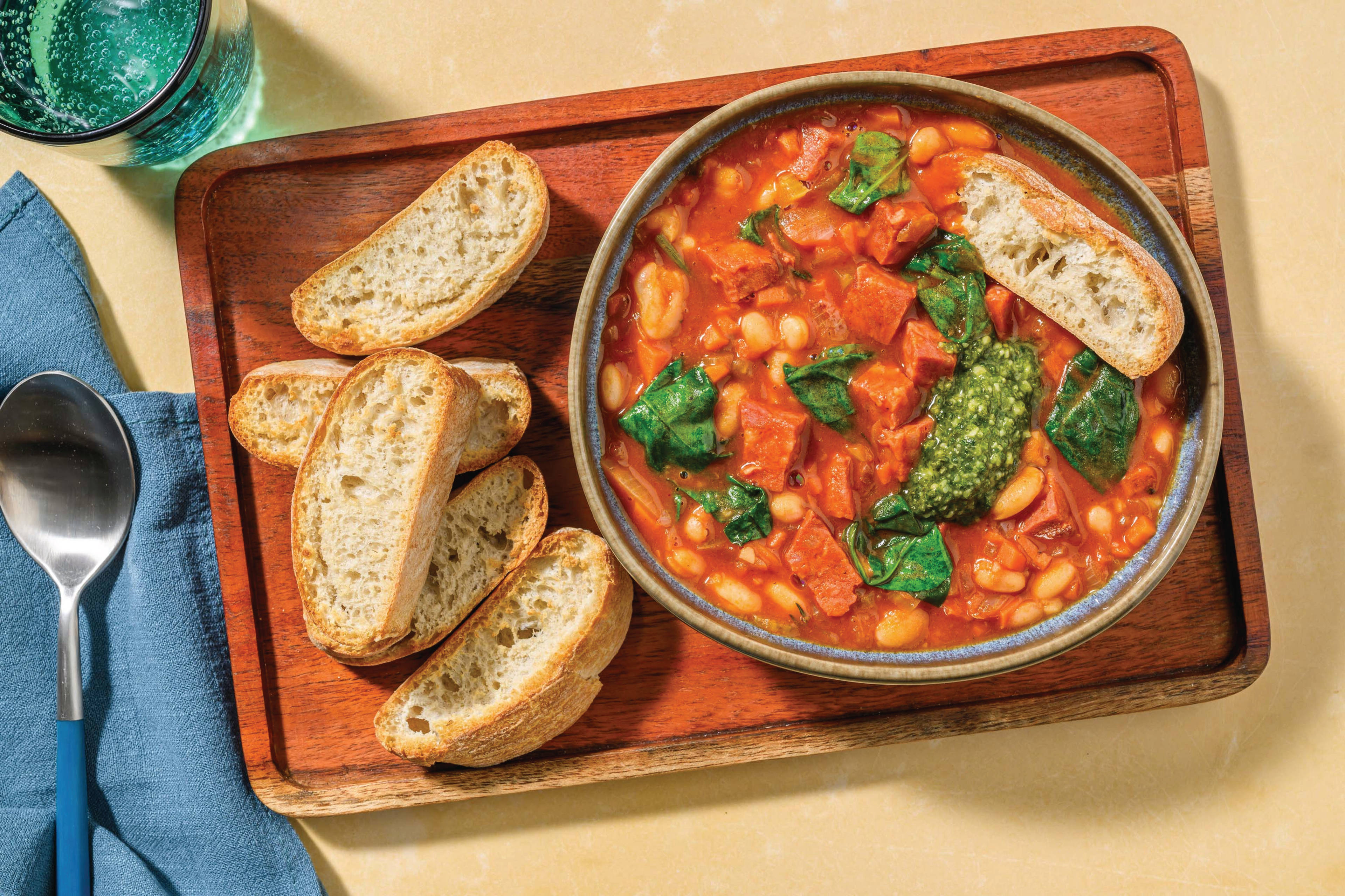 HelloHero: One-Pot Chicken, Chorizo & Bean Soup