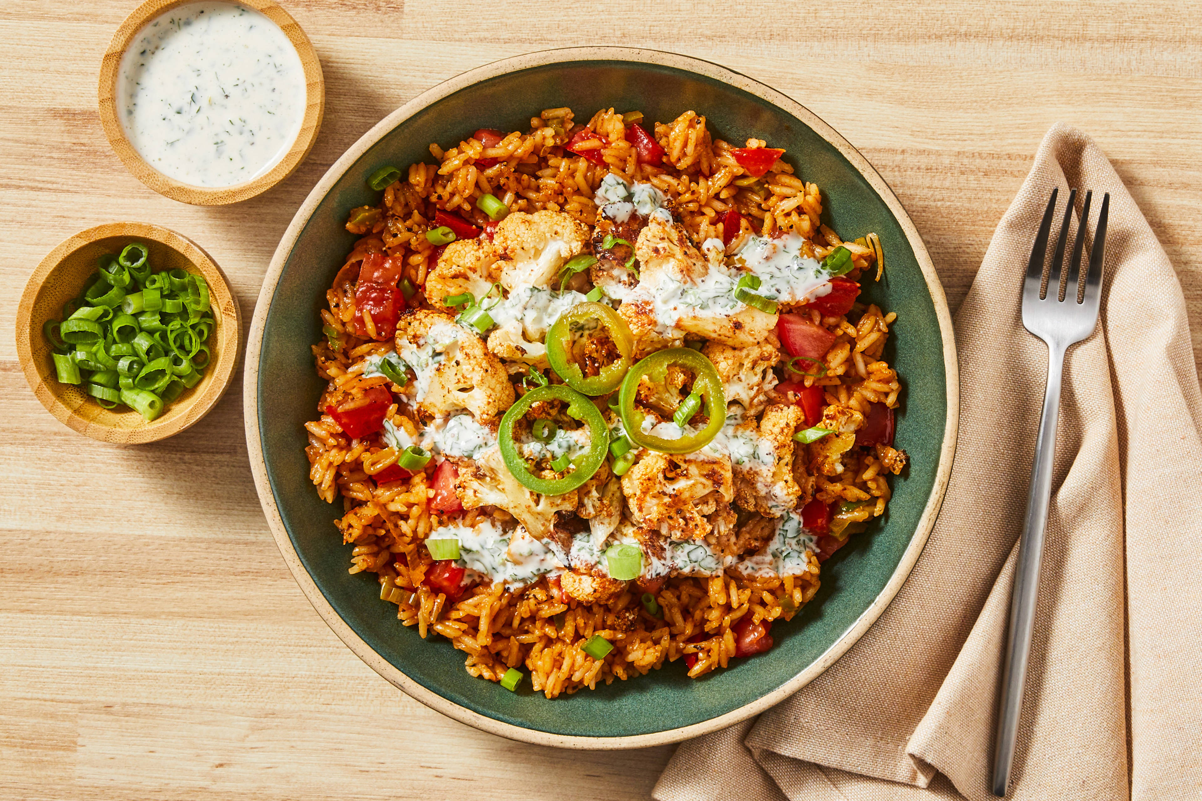 Spicy Peruvian Cauliflower Bowls