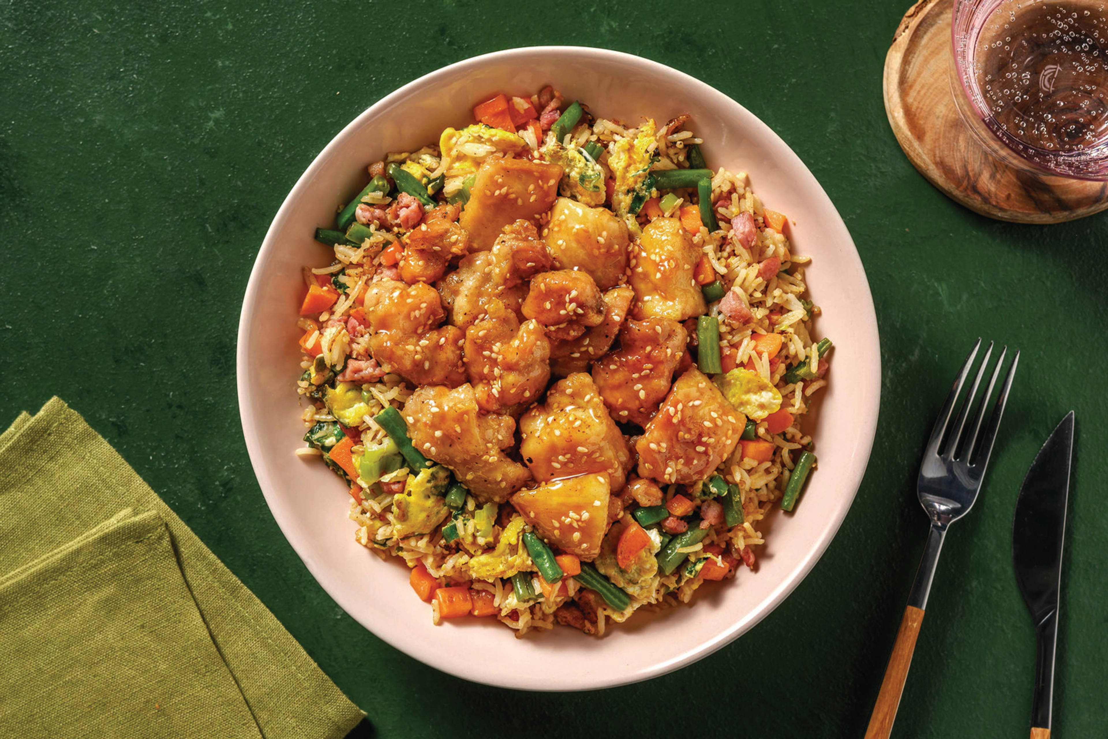 Double Sticky Sesame Lemon Chicken