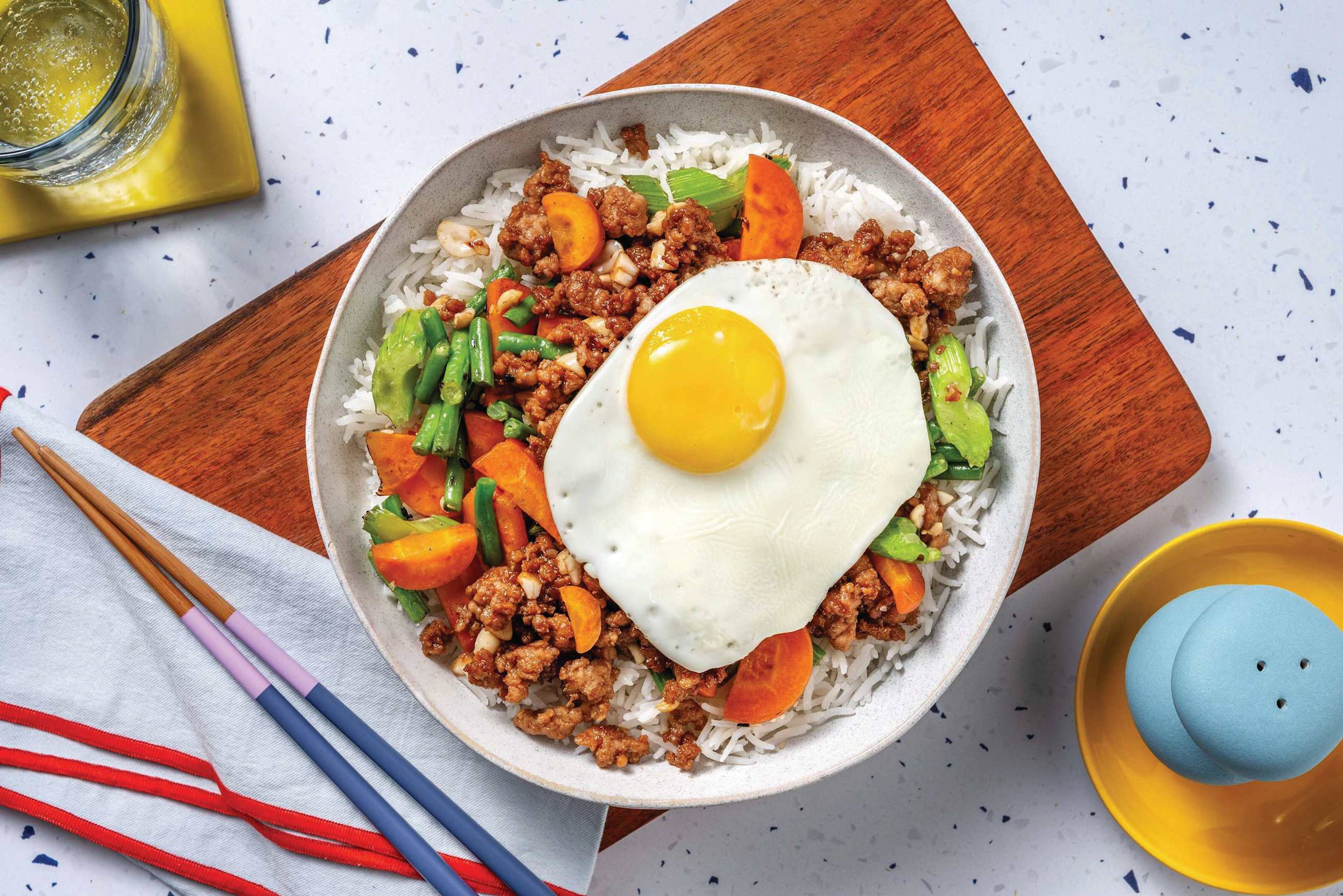 Vietnamese-Style Pork & Garlic Rice