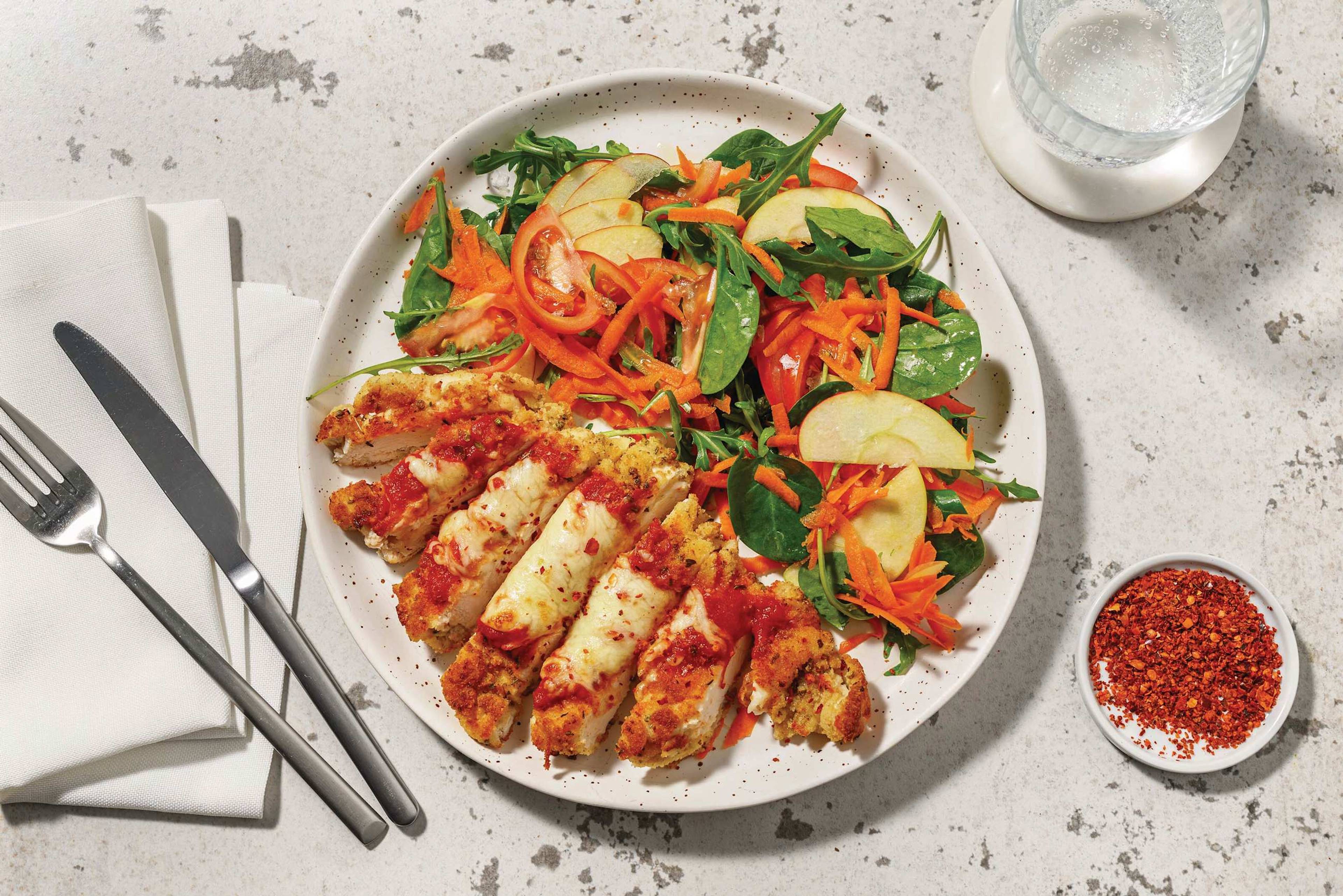 Pub-Style Cheesy Chicken Parmigiana