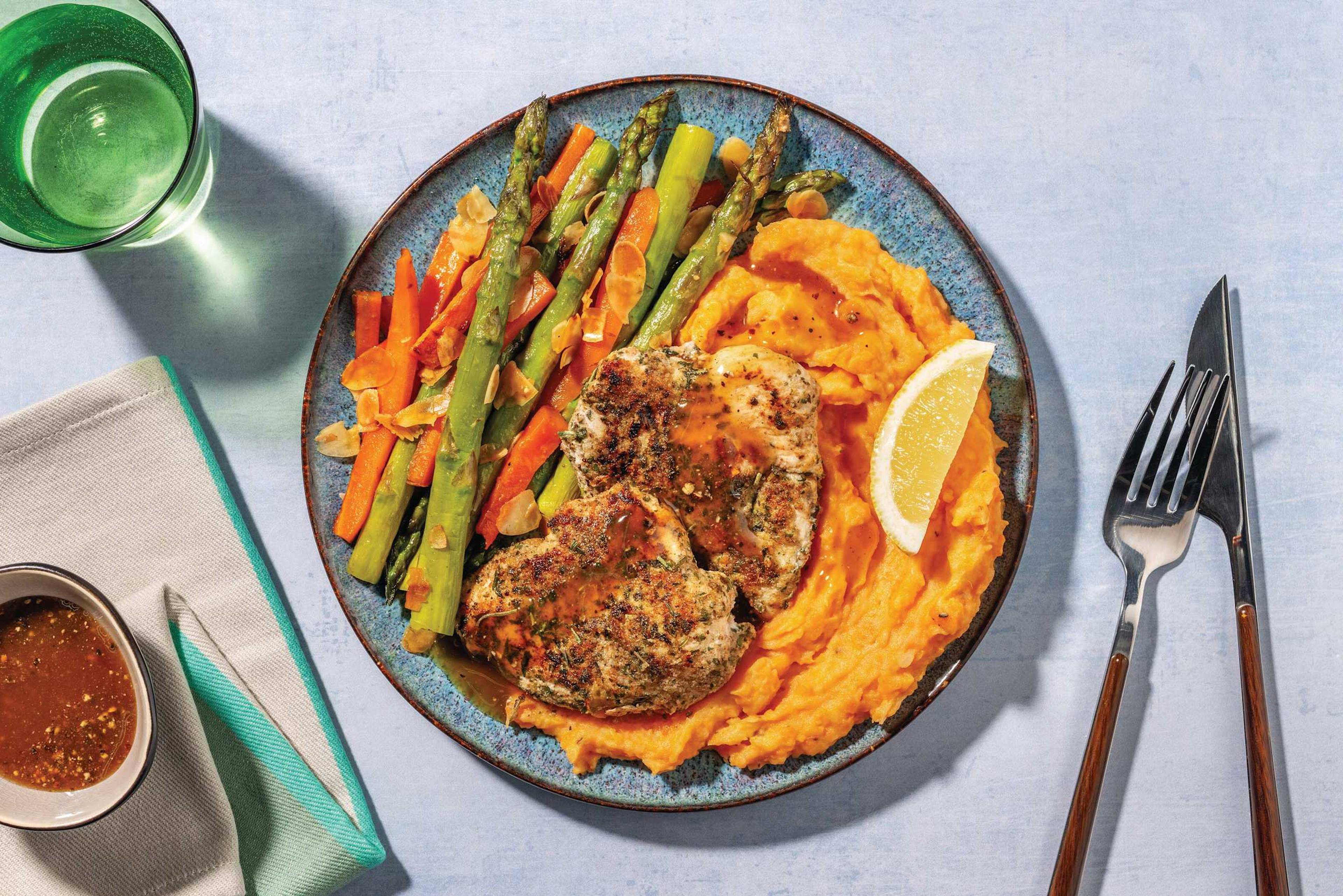 Spiced Chicken & Peppercorn Gravy