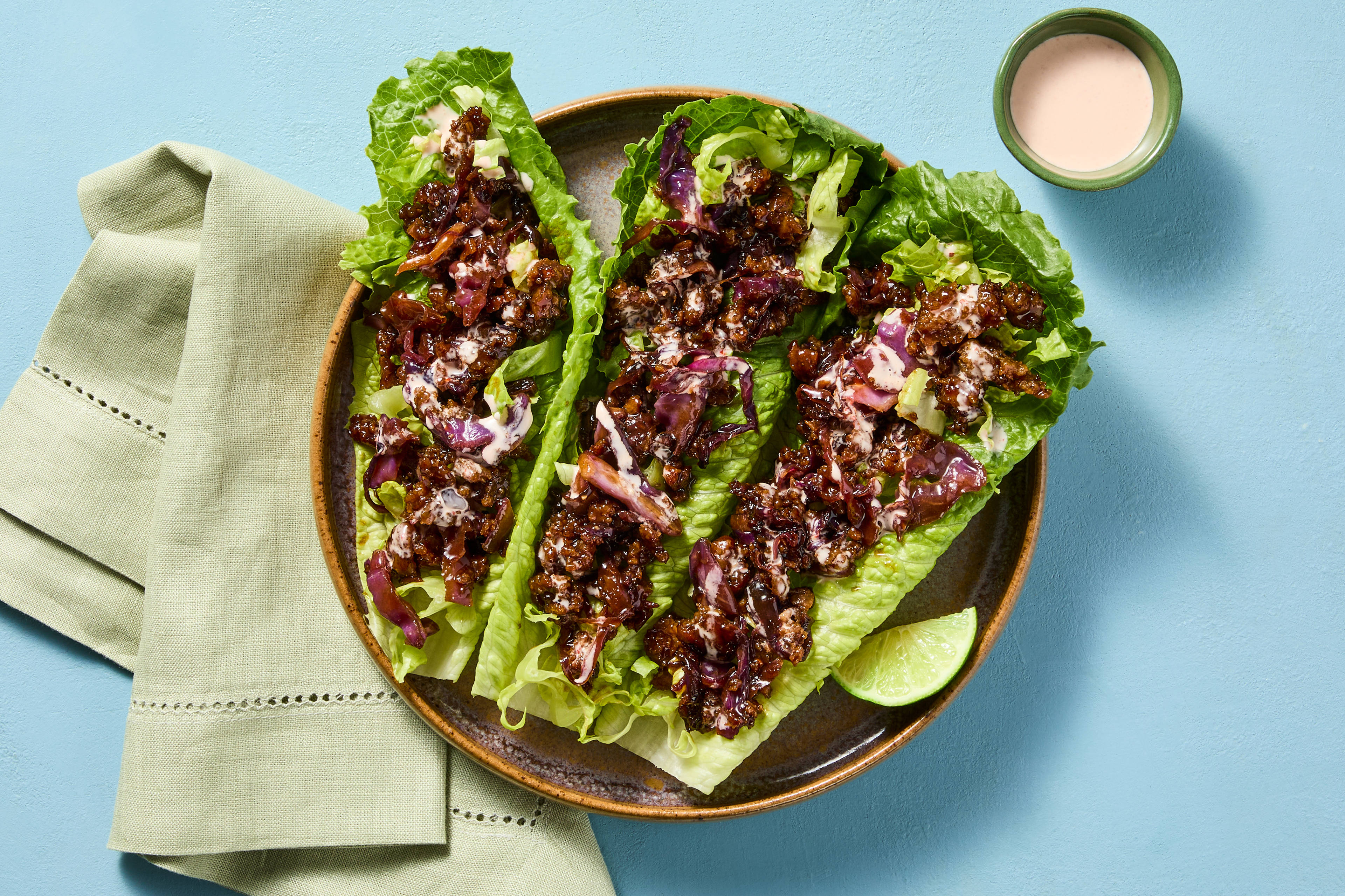 Moo Shu Pork Lettuce Wraps