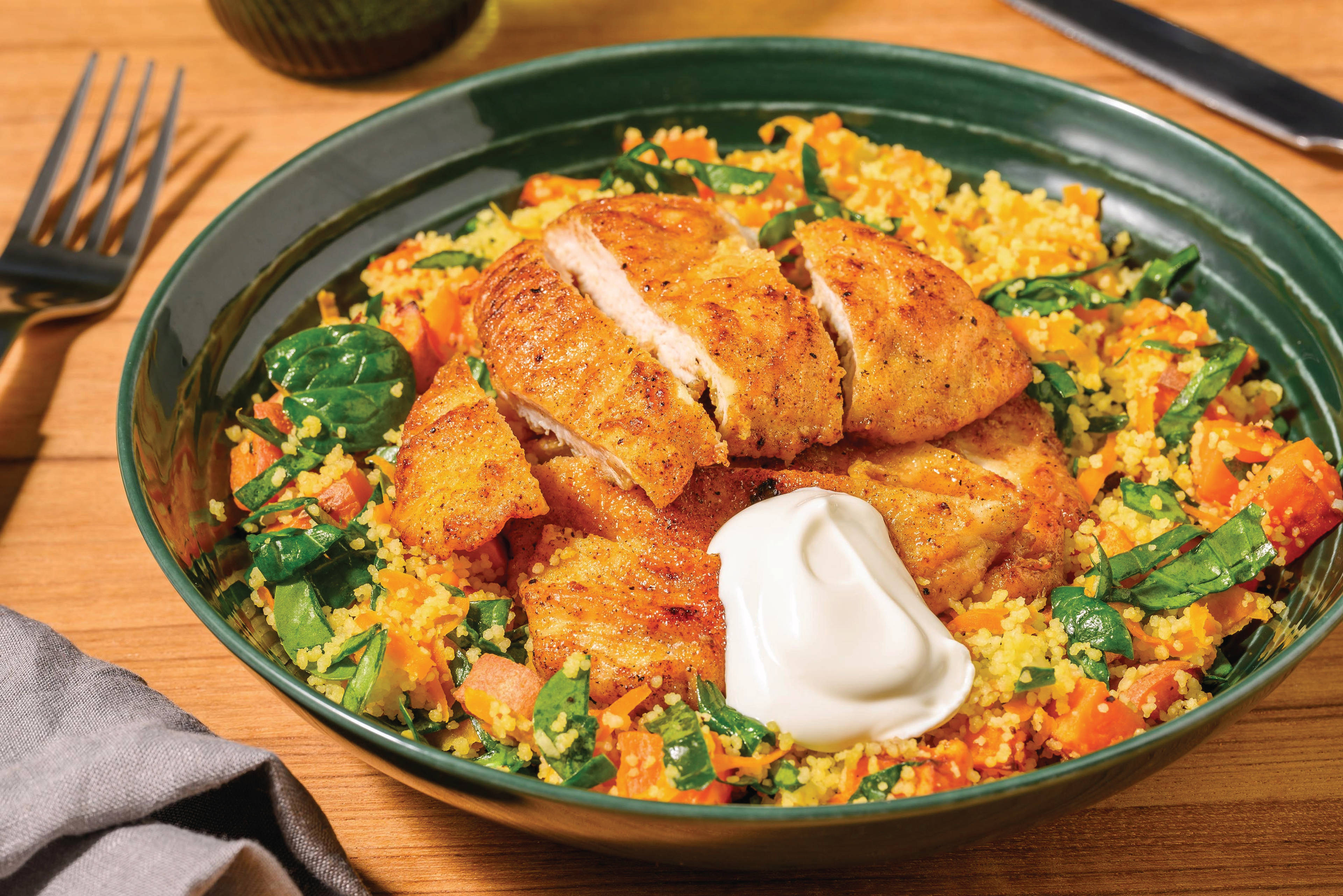 Double Chermoula-Honey Chicken