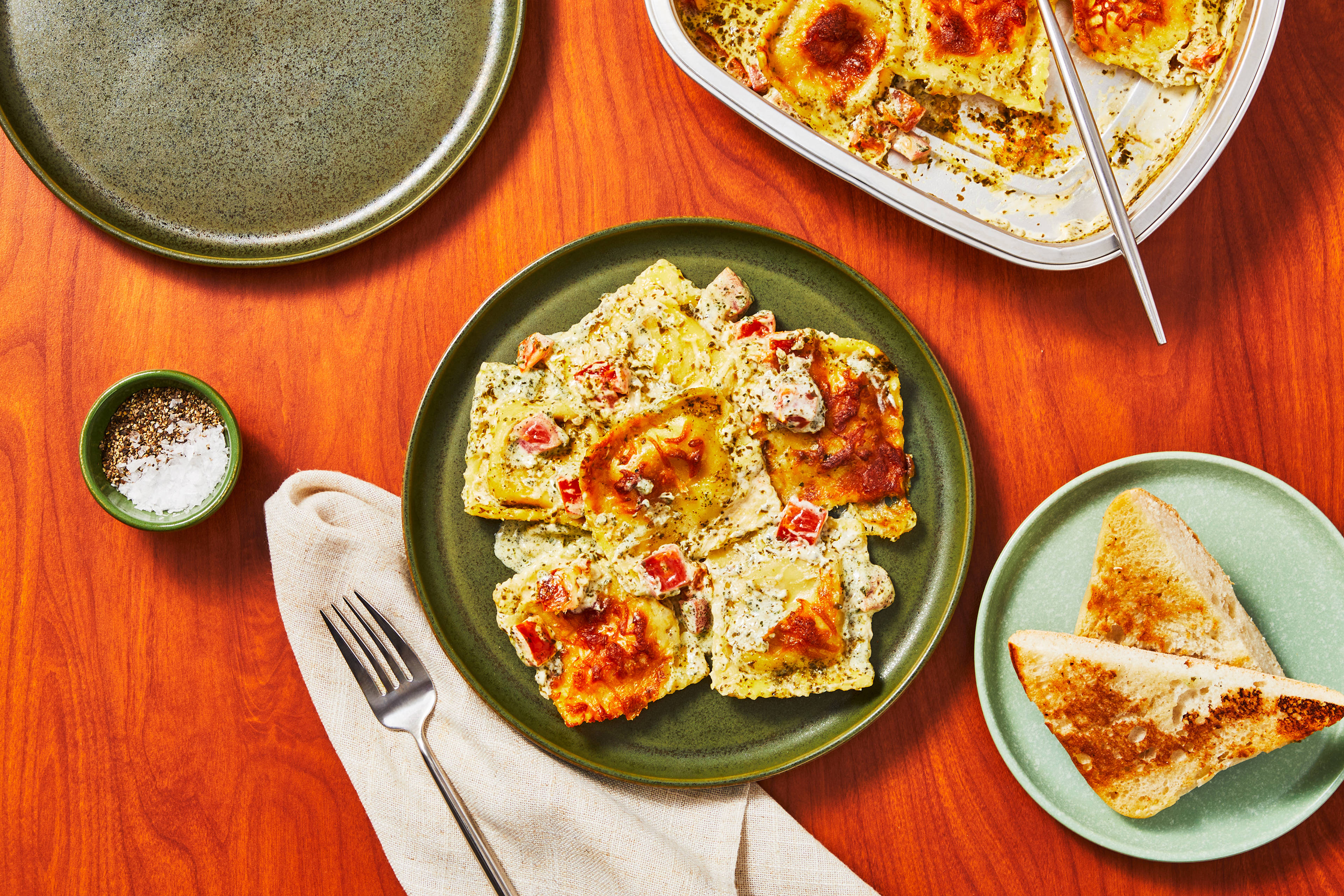 Cheesy Tomato Ravioli