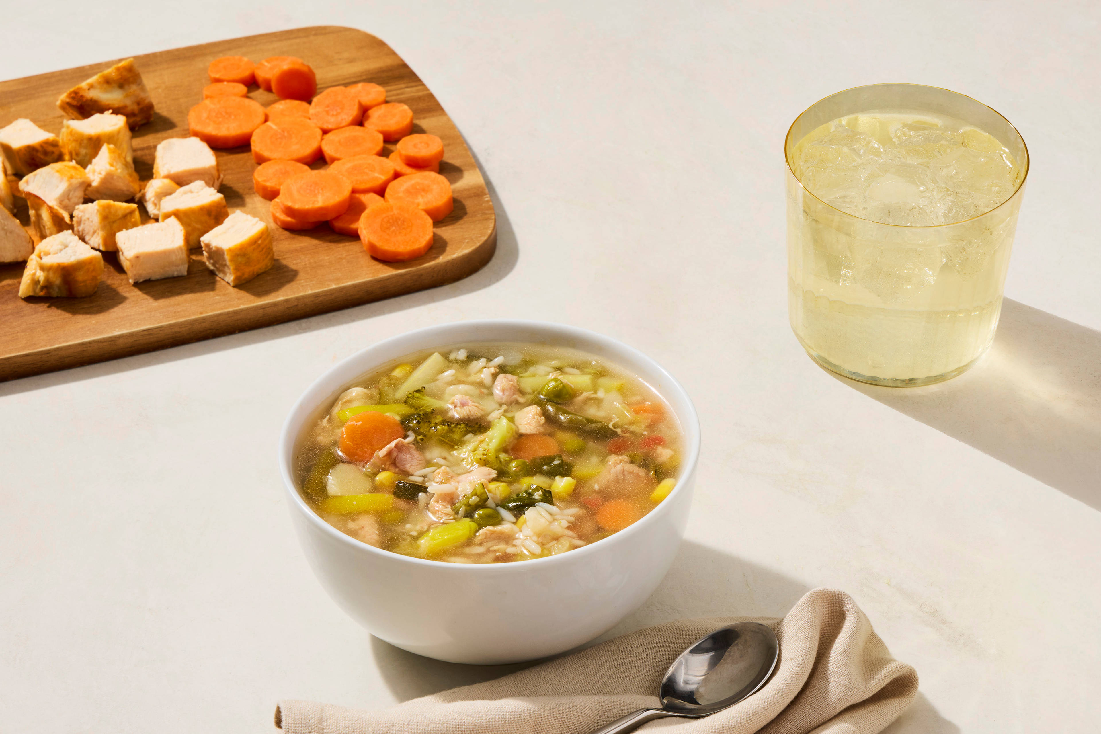 Chicken, Rice & Vegetable Soup