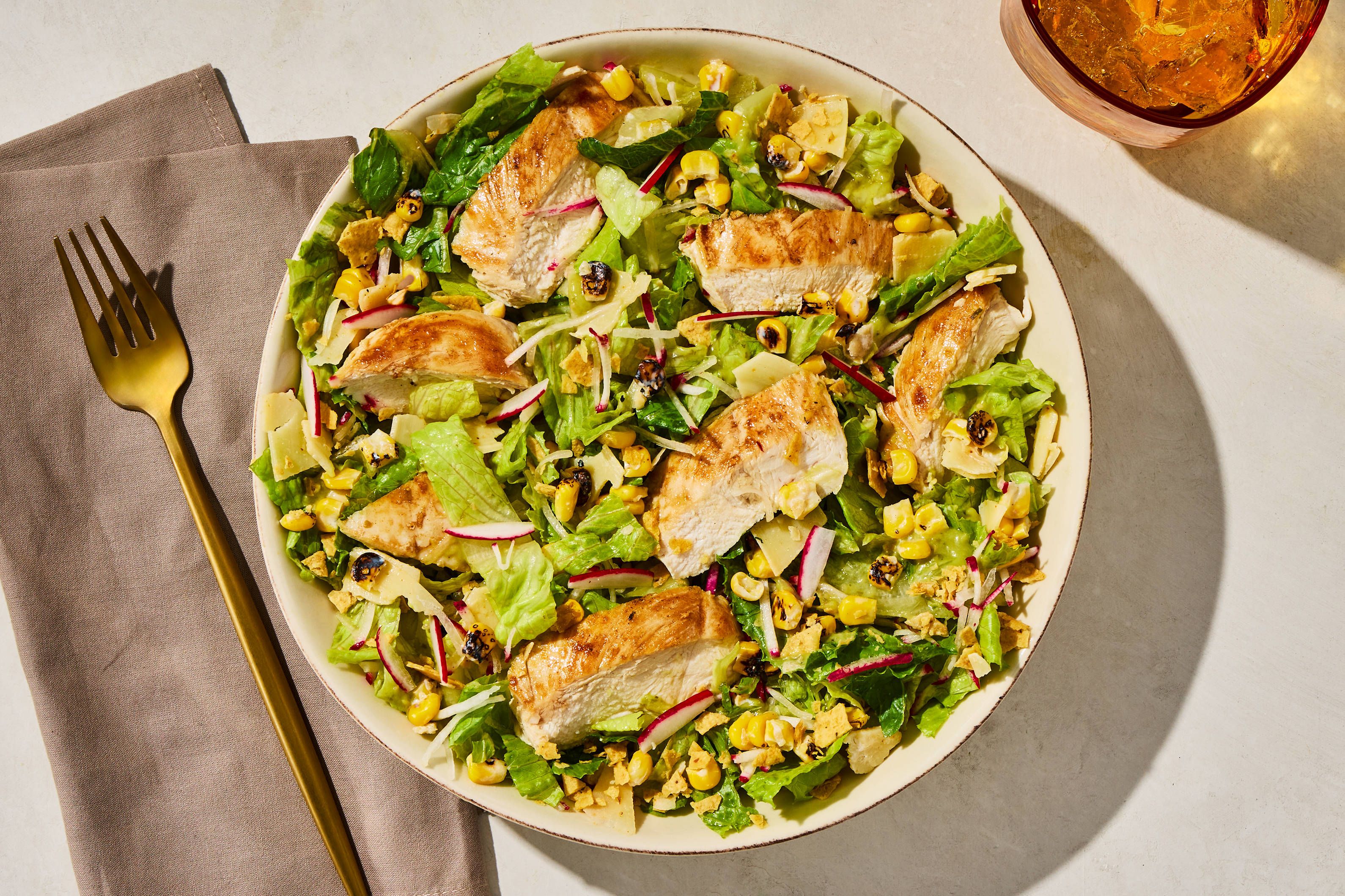 Elote Corn Chicken Salad