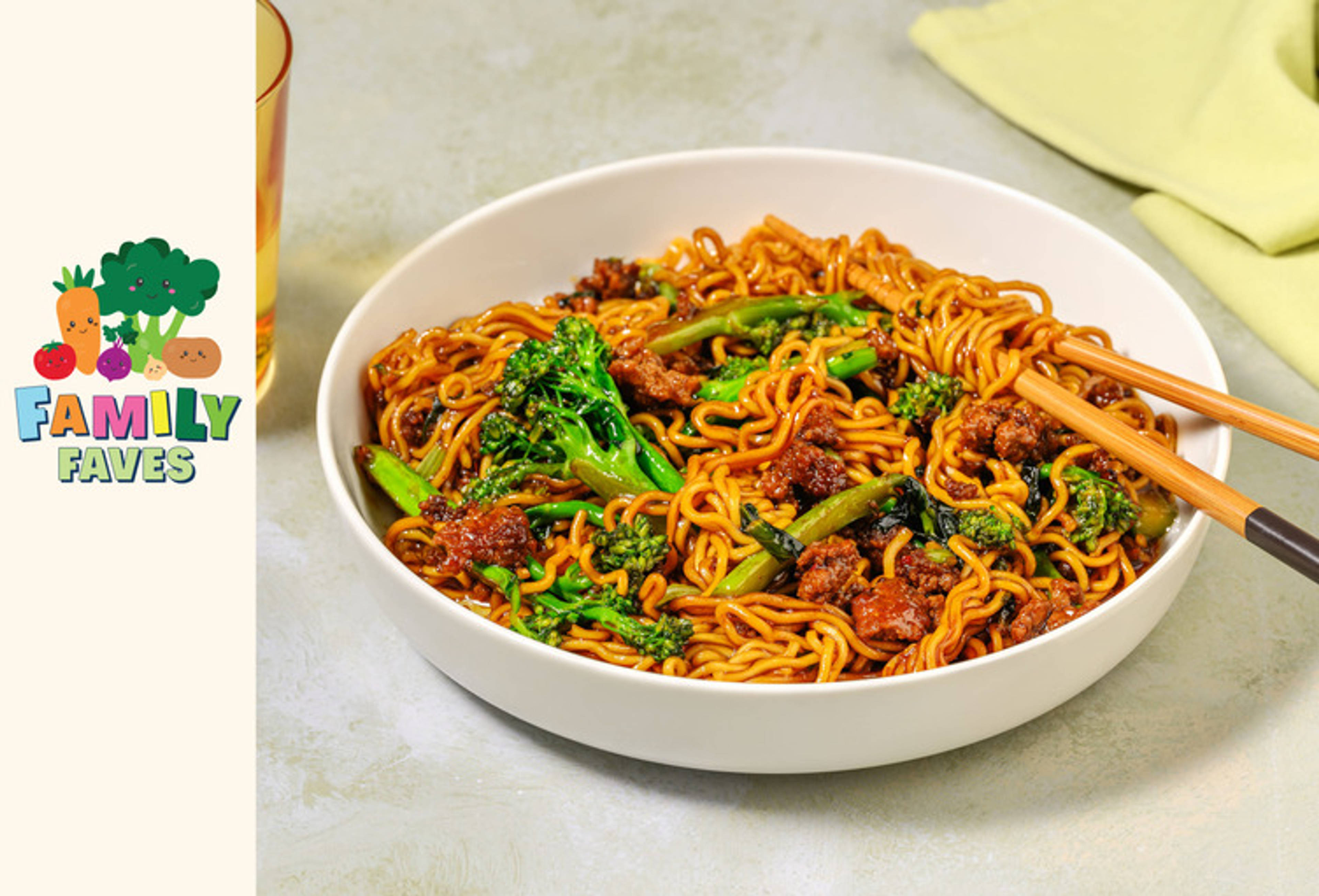 Easy As Sweet Soy Beef Noodle Stir-Fry