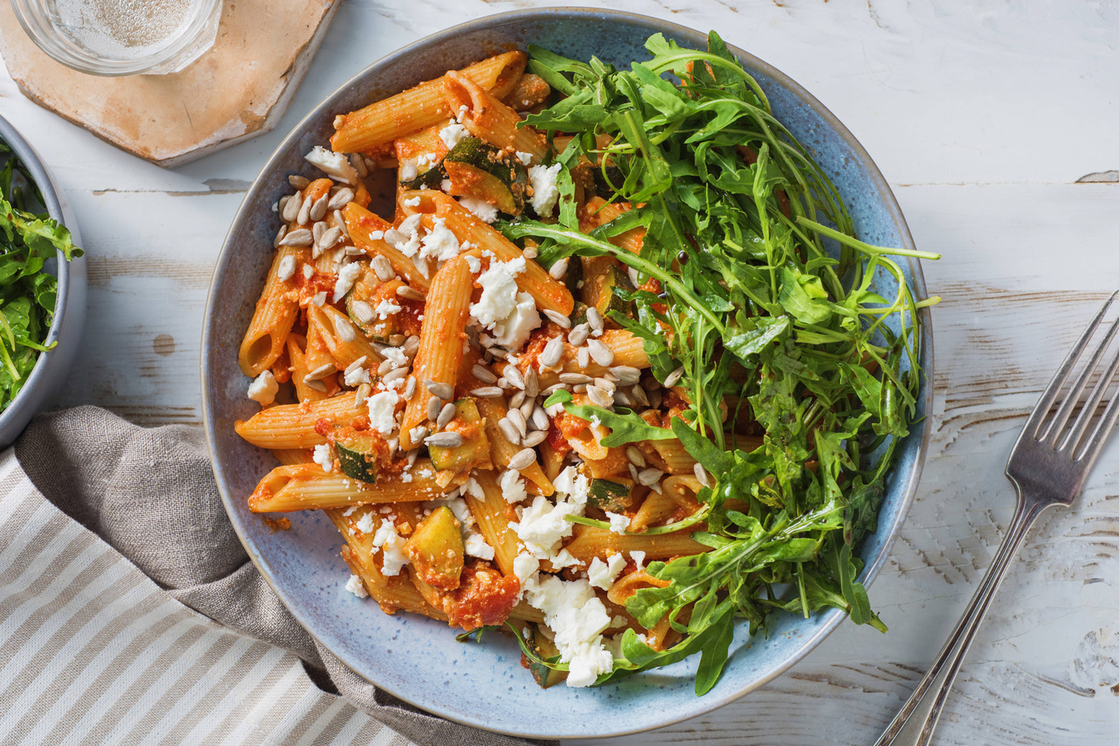Penne och tomatsås