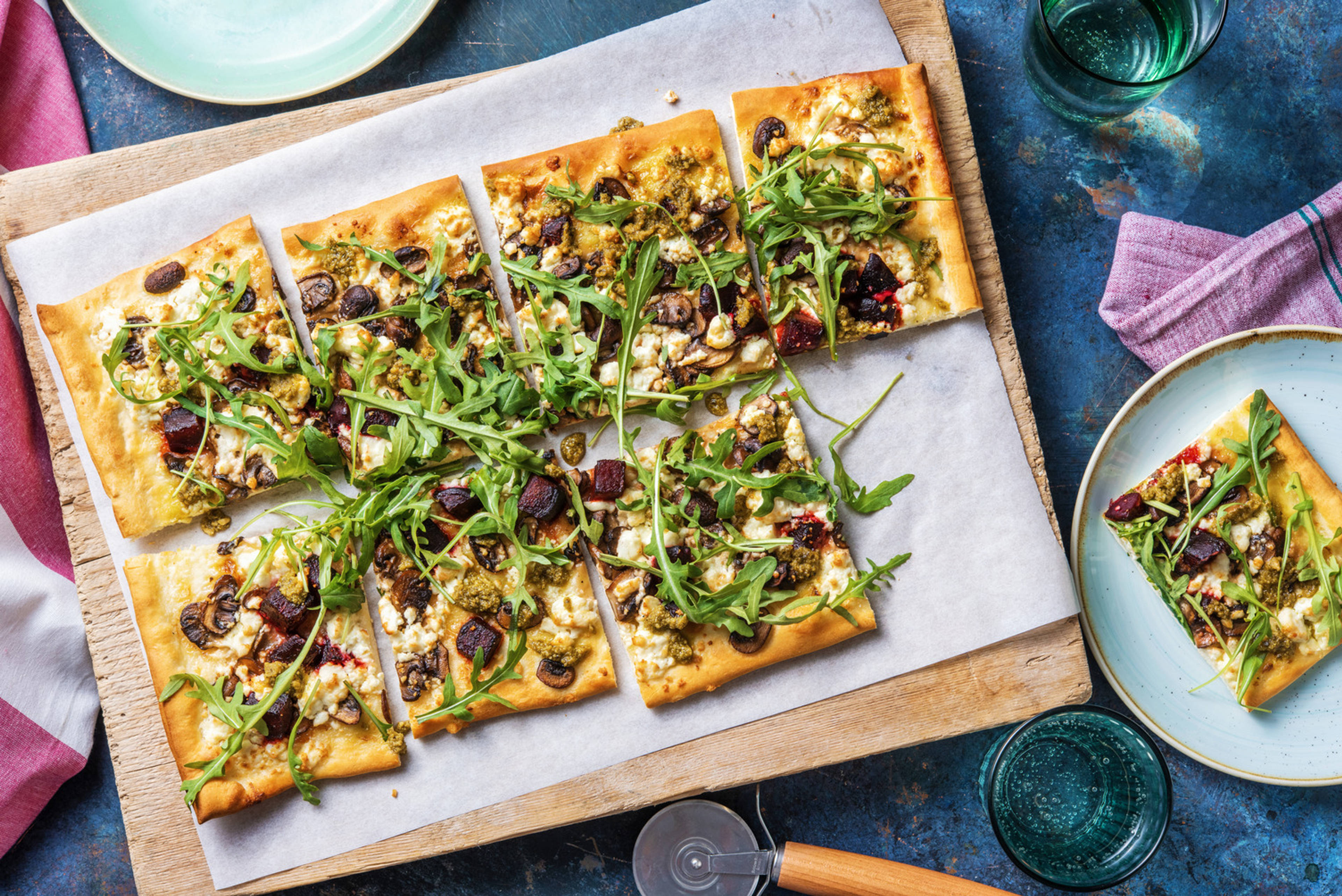 Rødbedepizza
