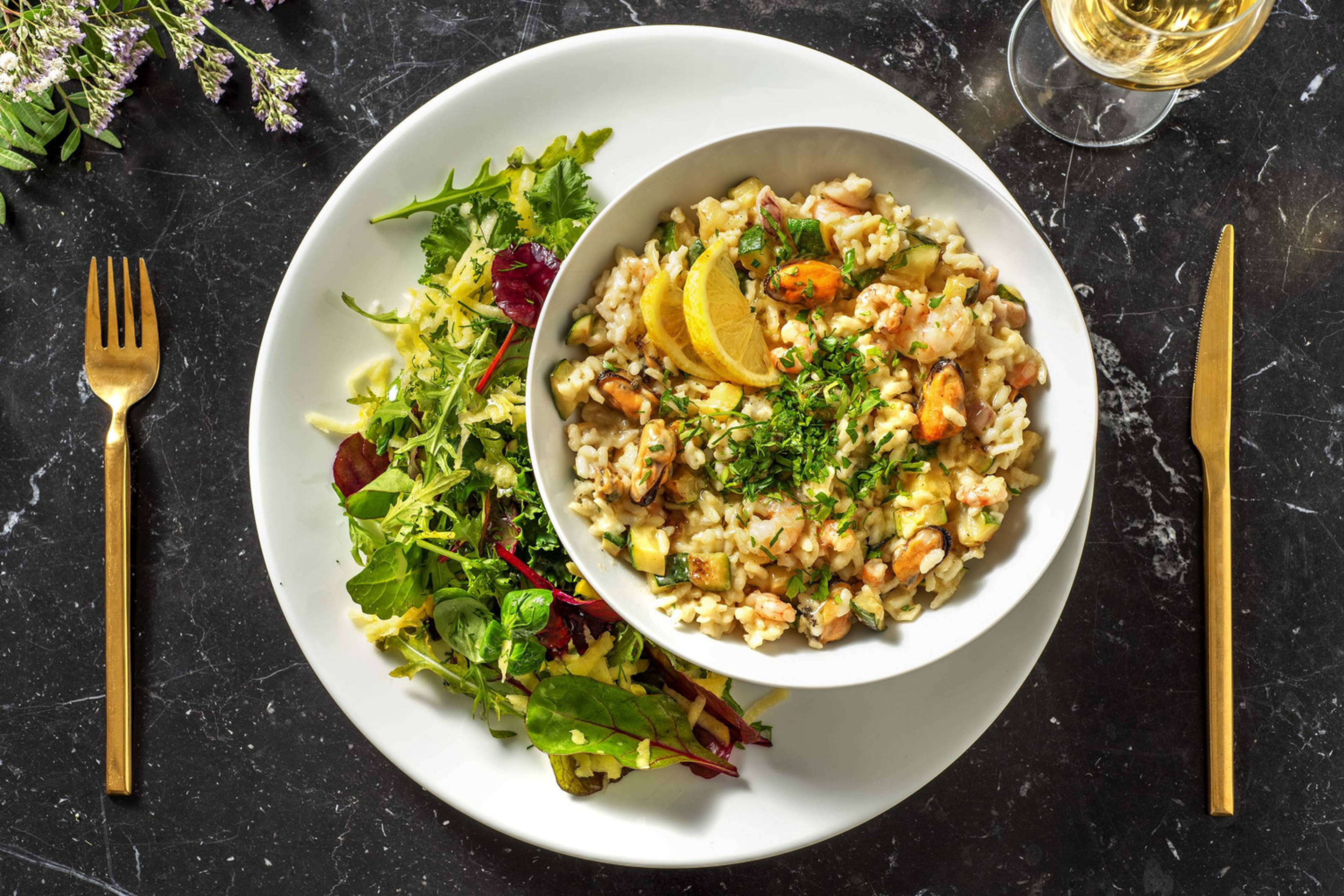 Risotto aux fruits de mer