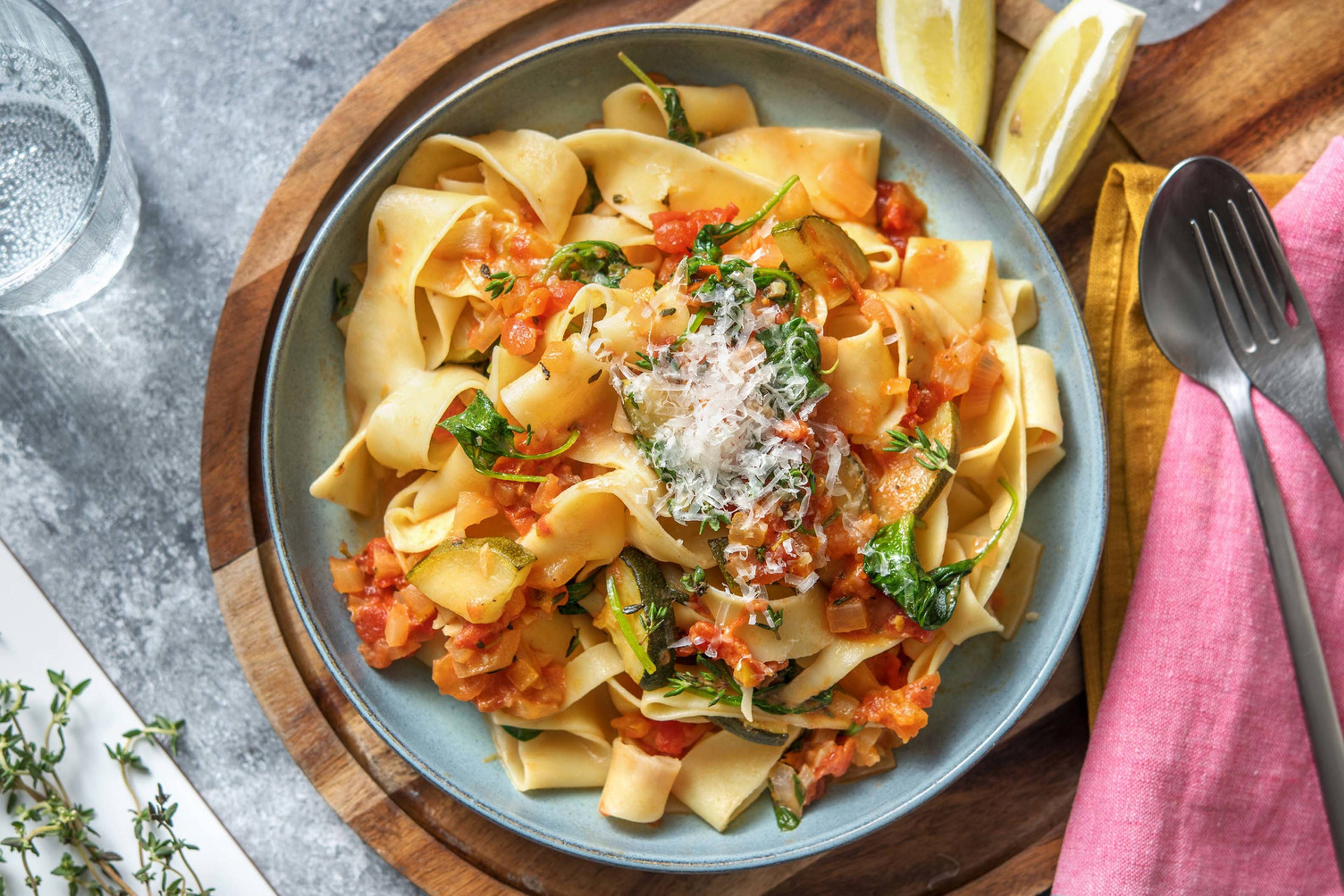 Krämig tagliatelle