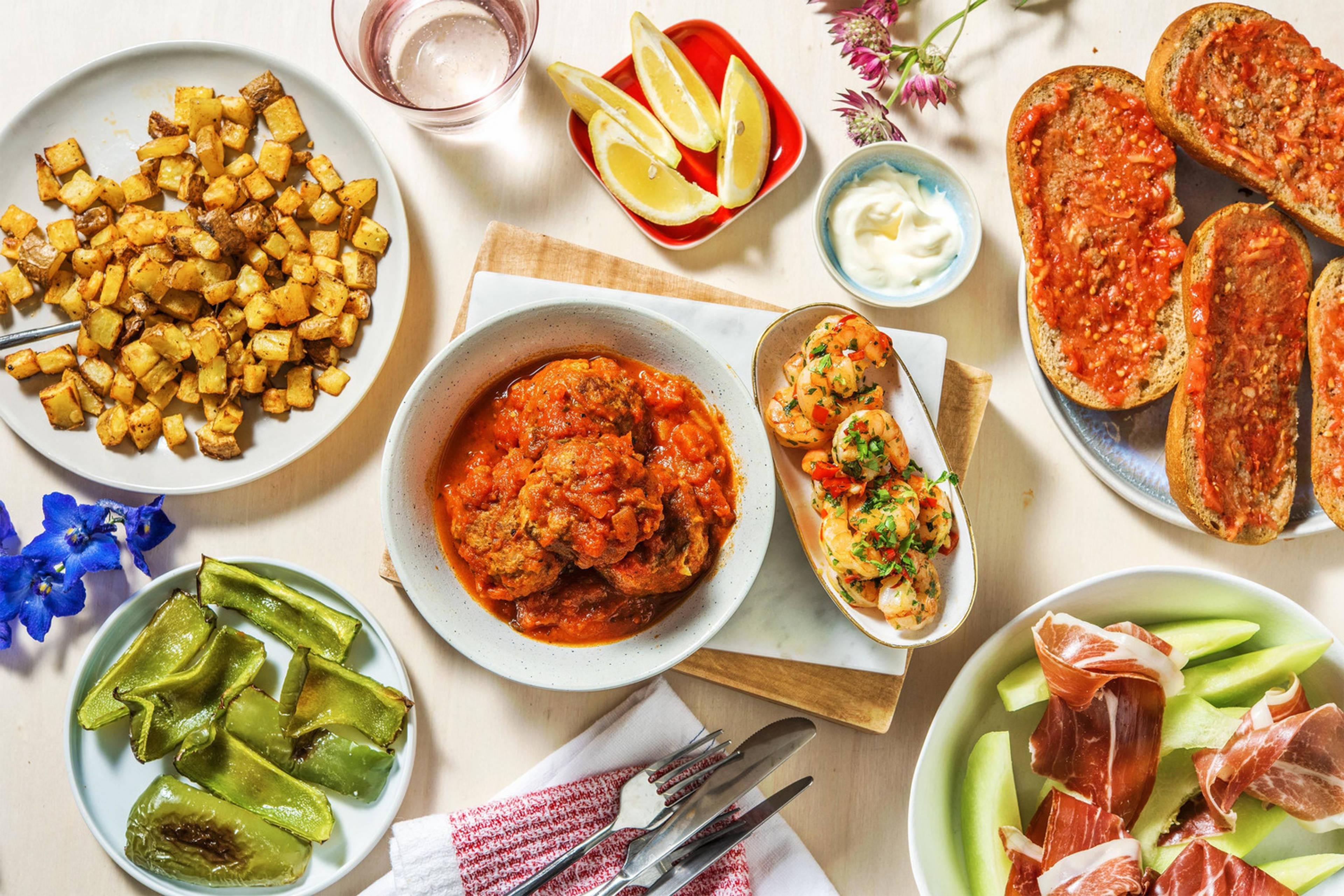 Tapas aux couleurs de l'Espagne