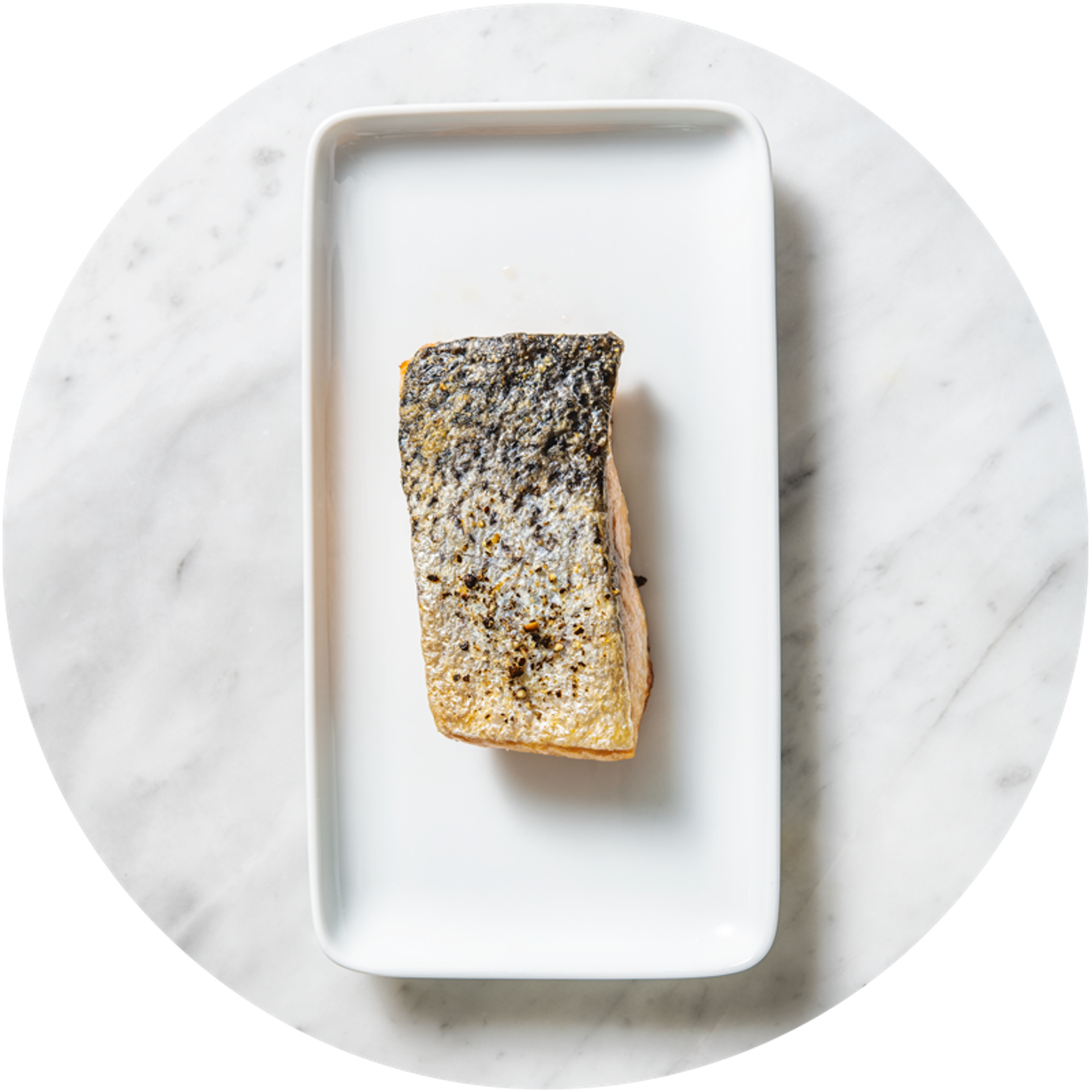Zalmfilet met vel als extra