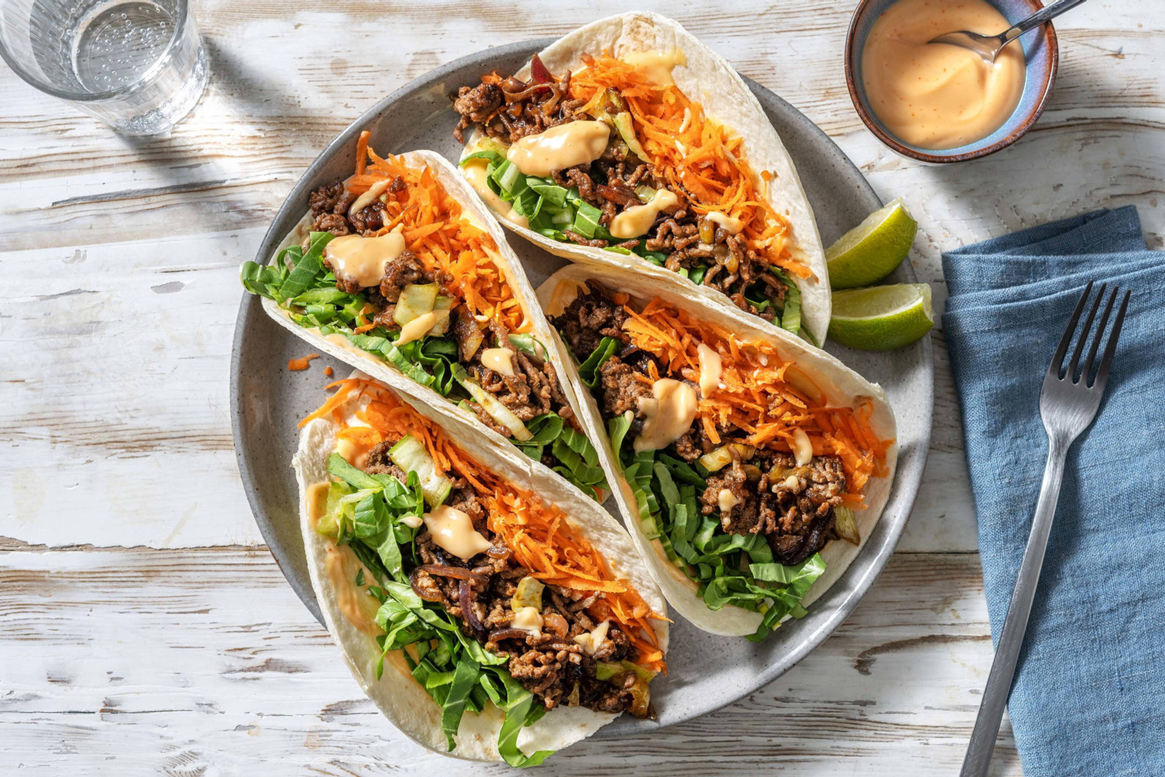 Asiatiske tacos