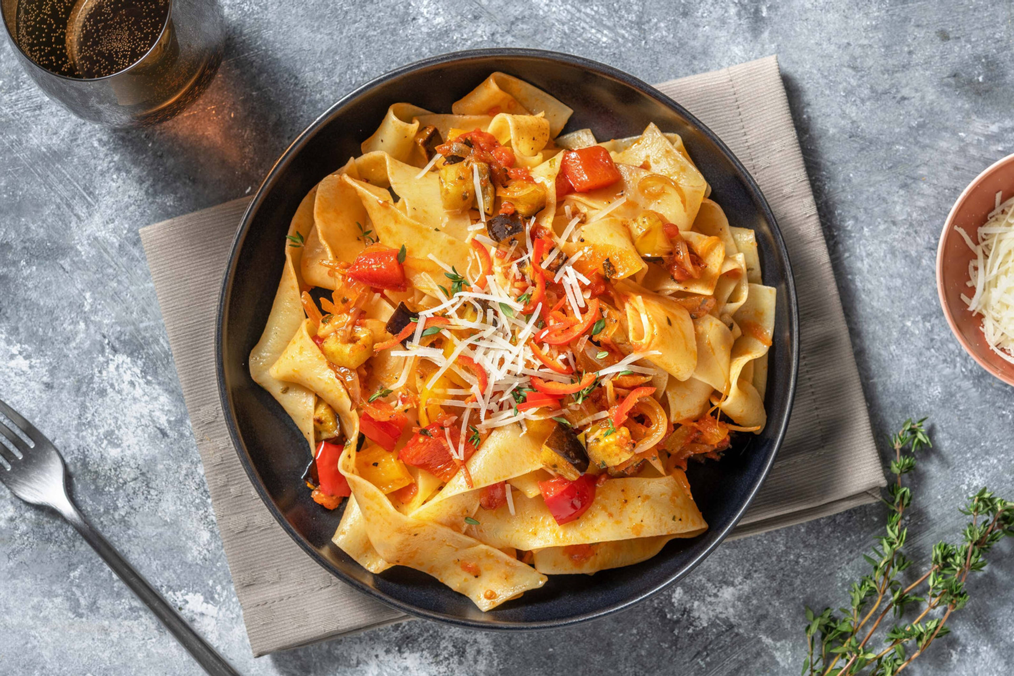 Pasta Caponata 