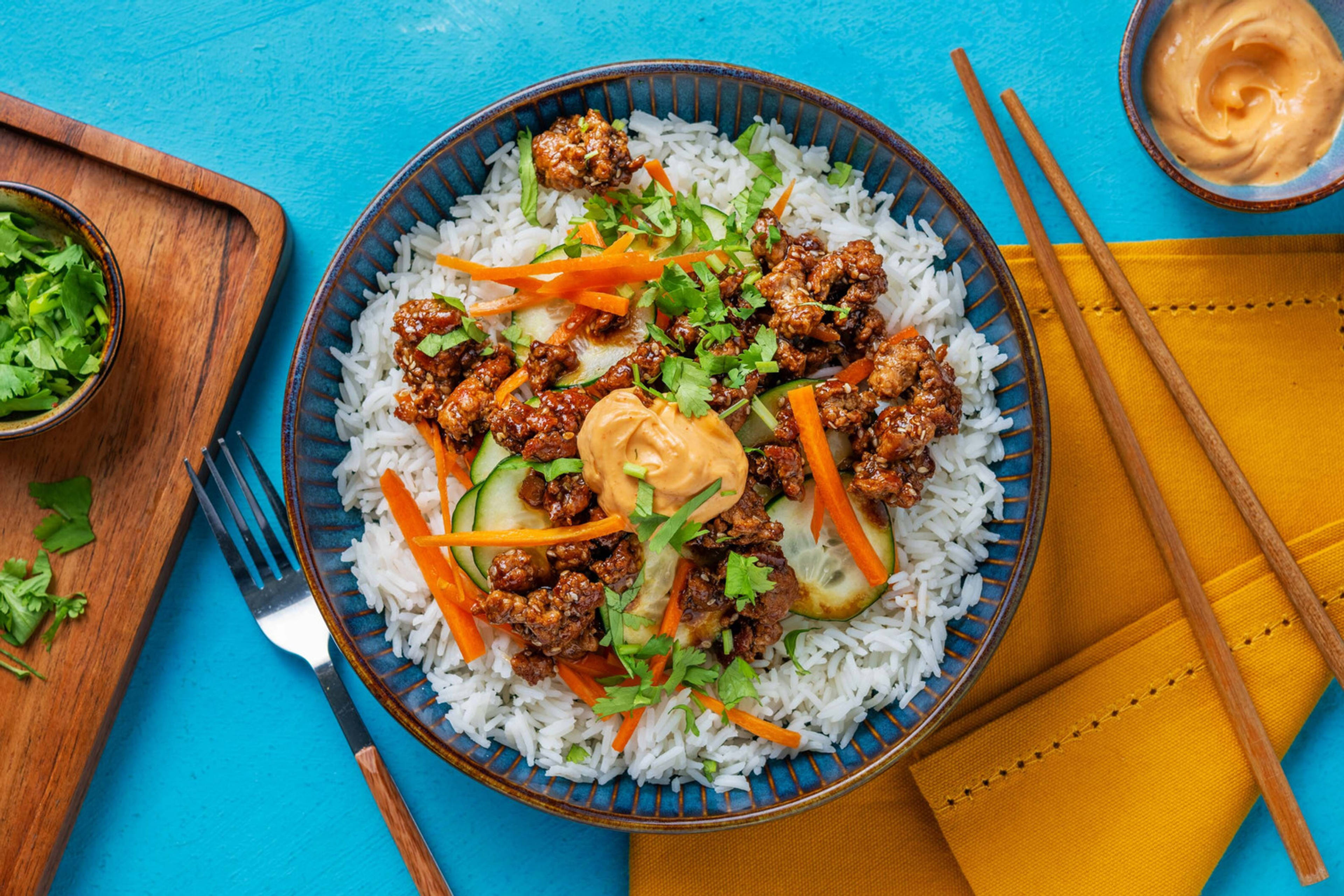 Bowl di manzo stile Banh-Mi