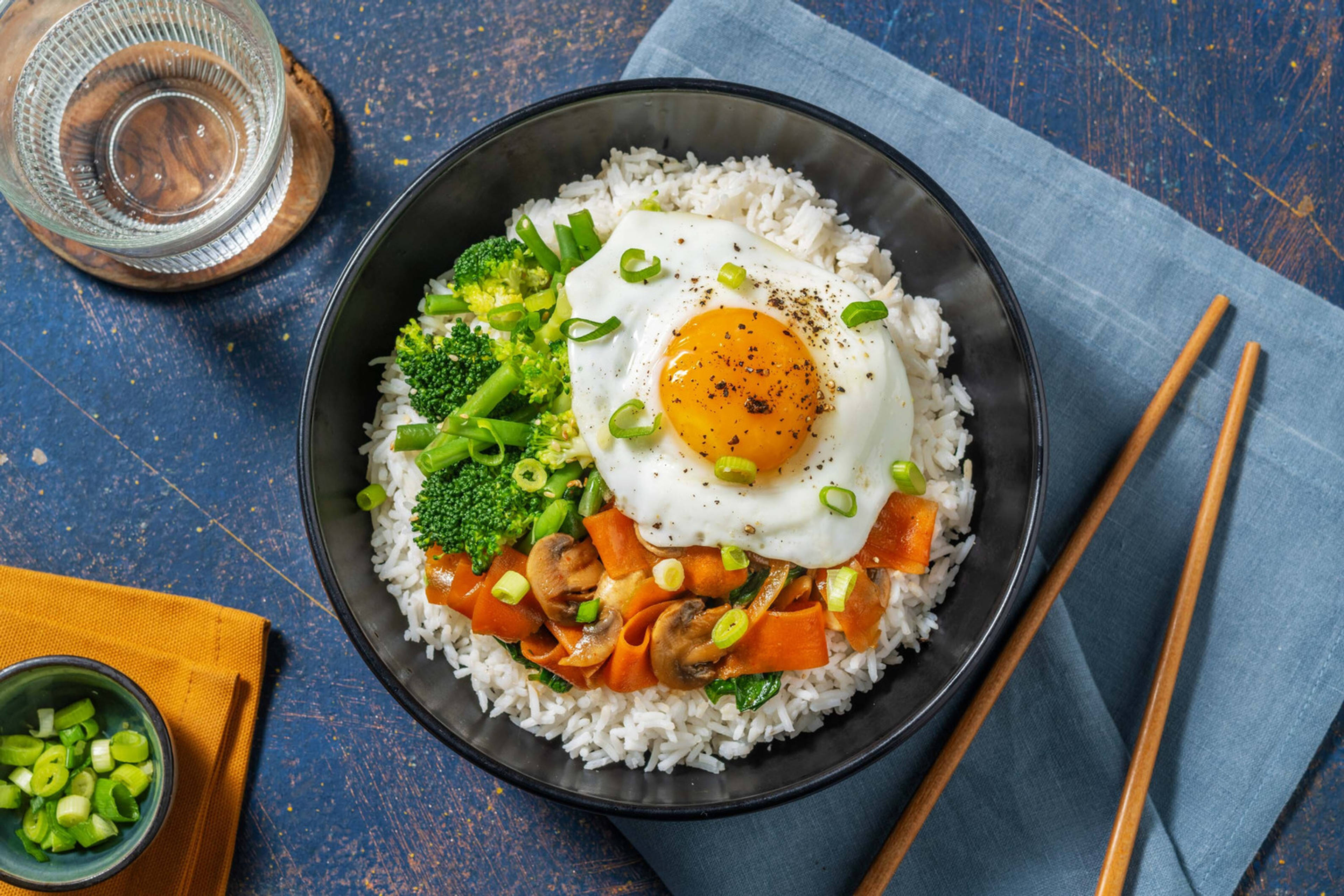Vegetarisk Bibimbap