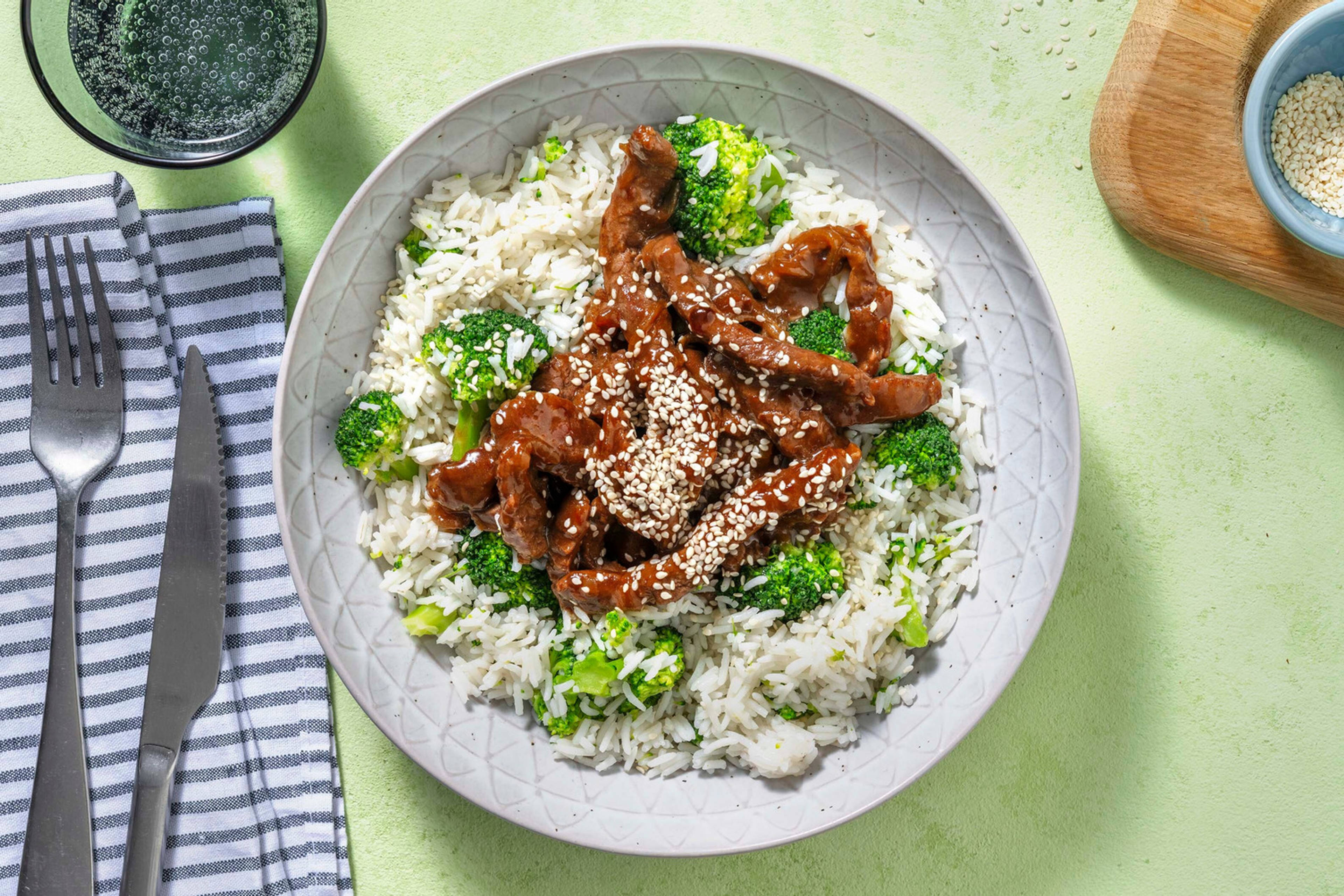 Bœuf sauté aux oignons à la chinoise