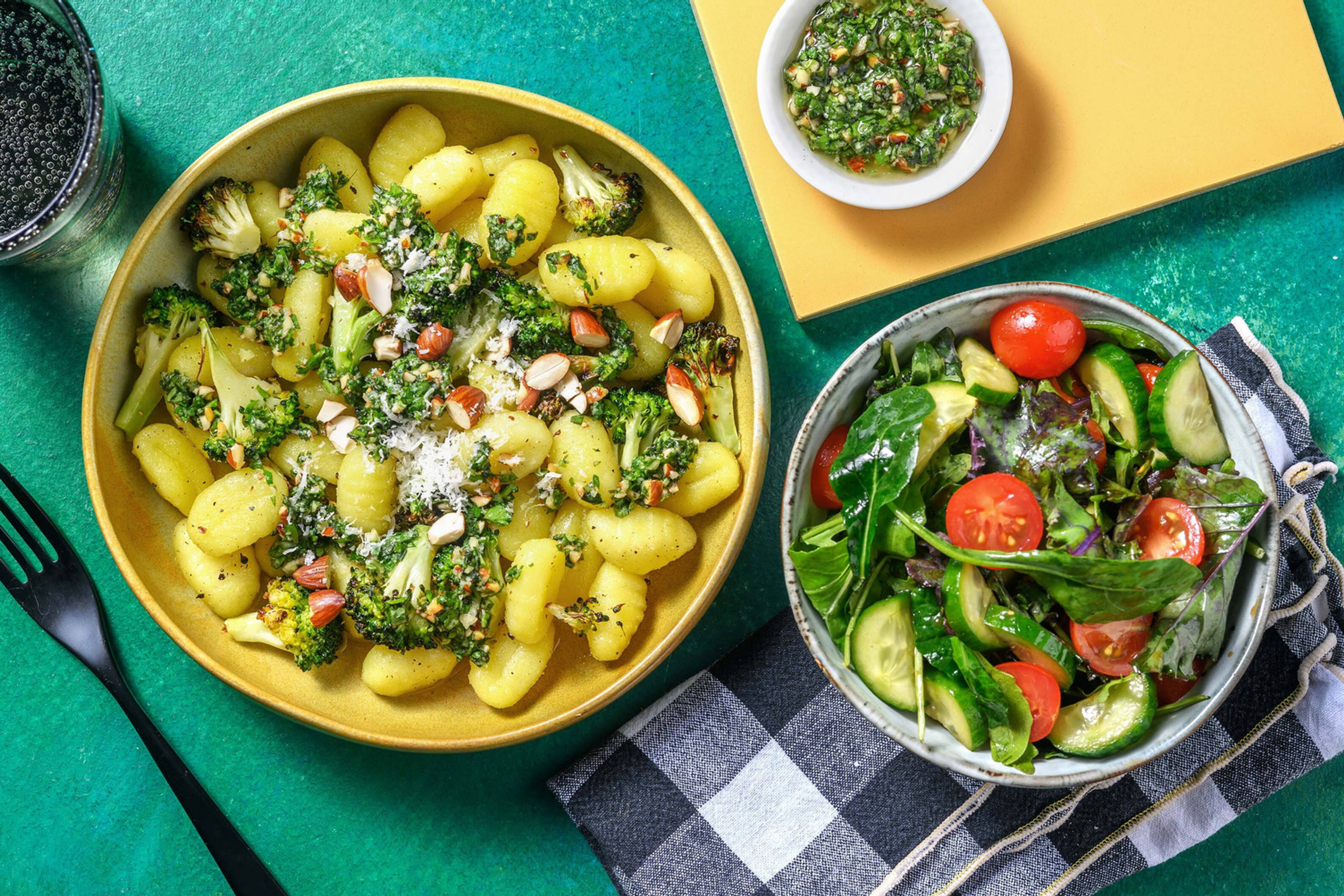 Pestotoppet gnocchi