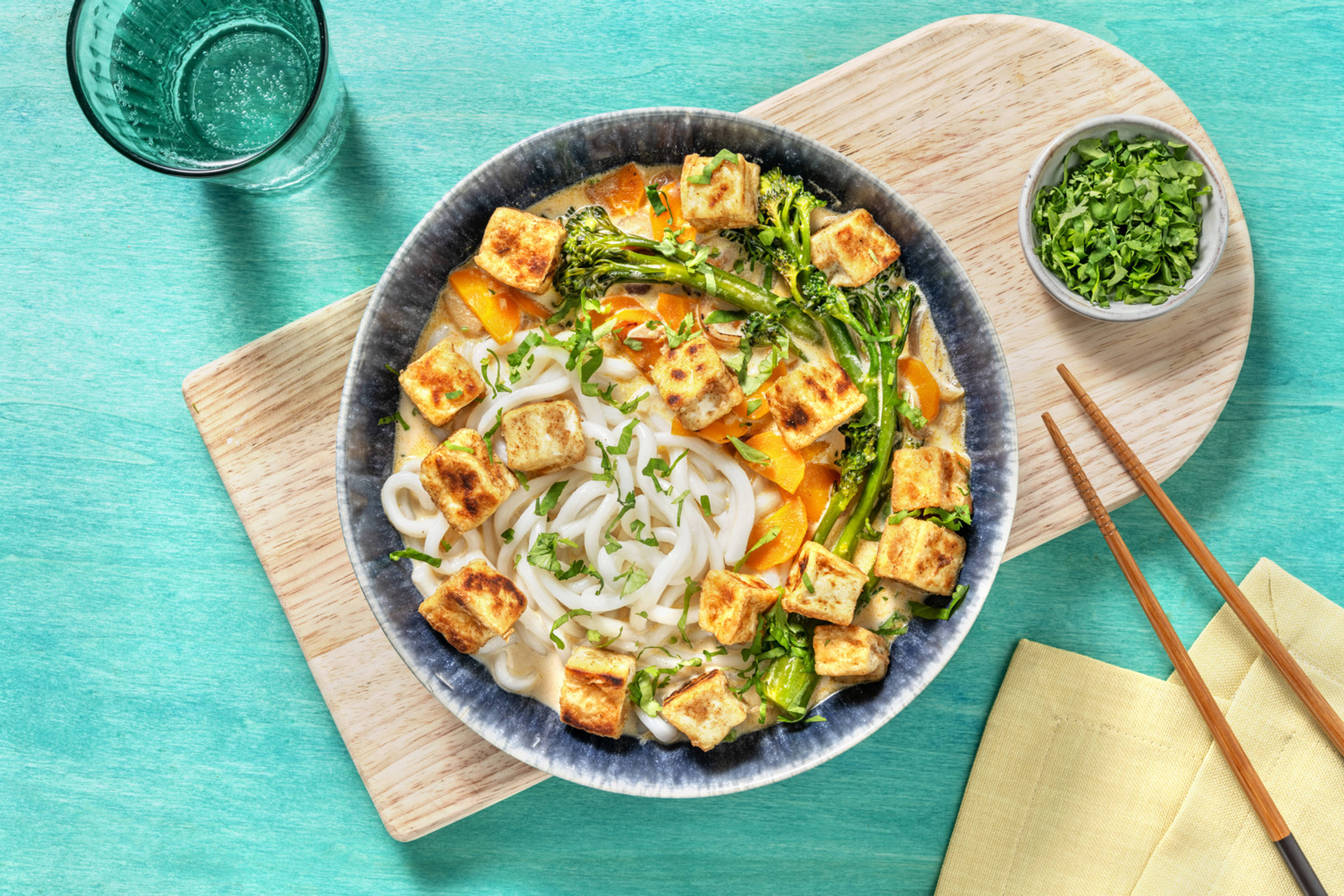 Southeast Asian-Style Tofu Noodle Soup