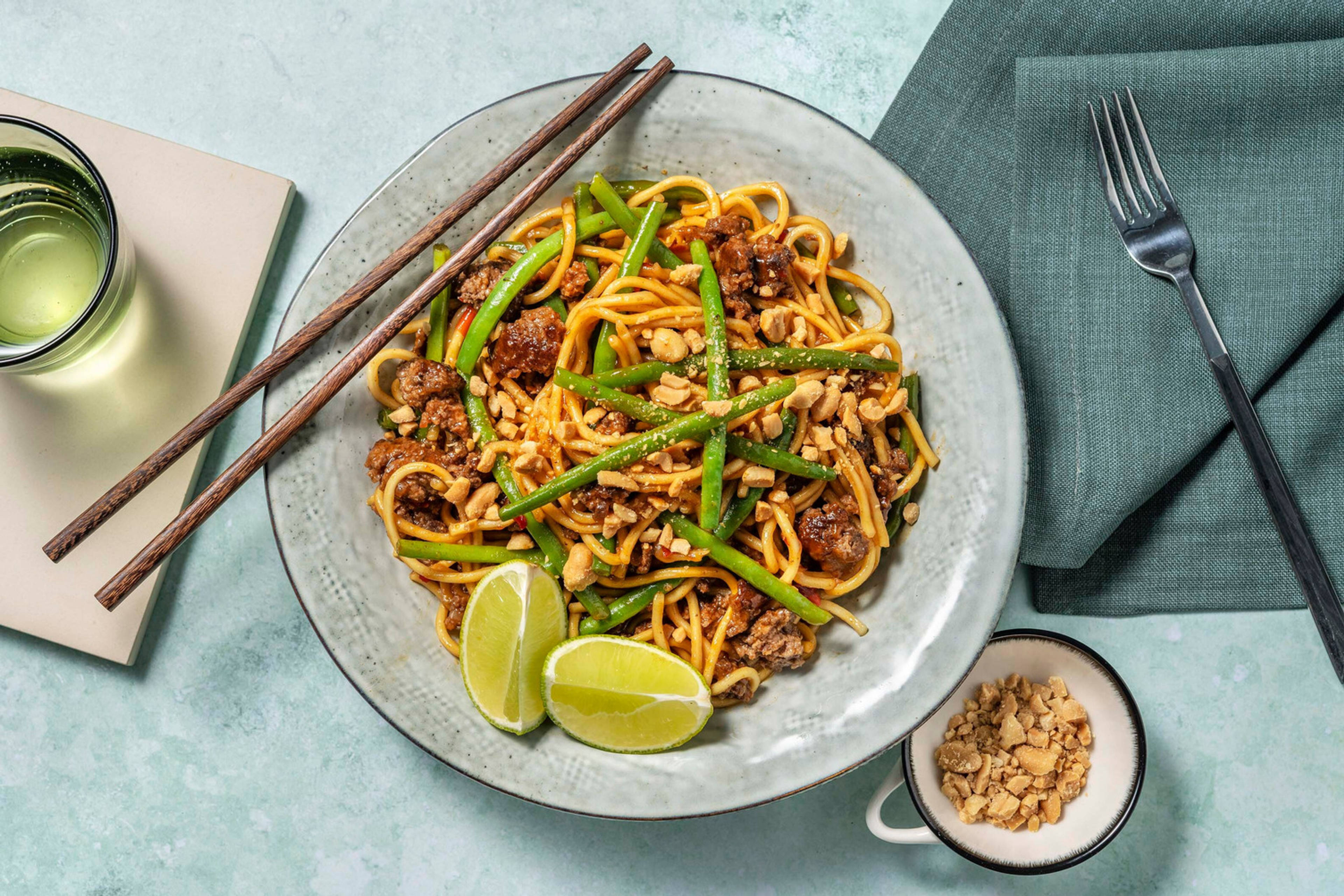 Sticky Sweet Chilli Beef Noodles
