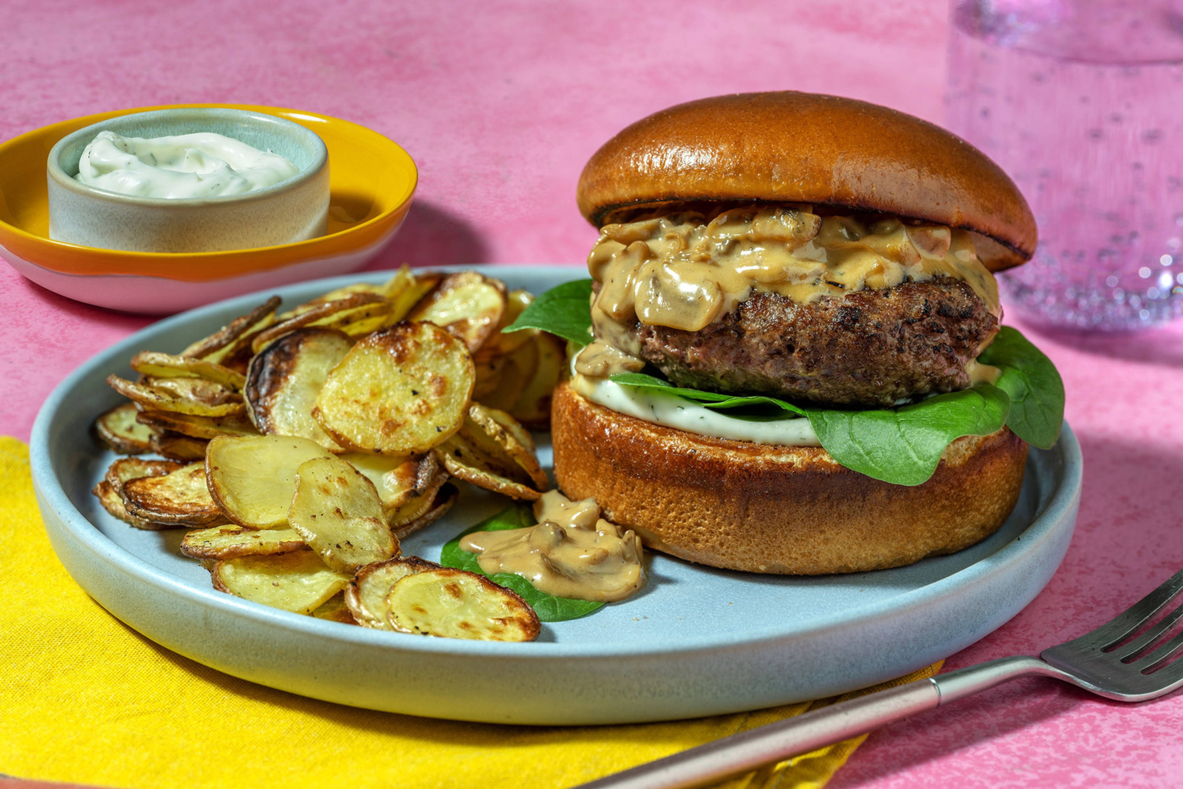 Swedish-Inspired Double Burgers