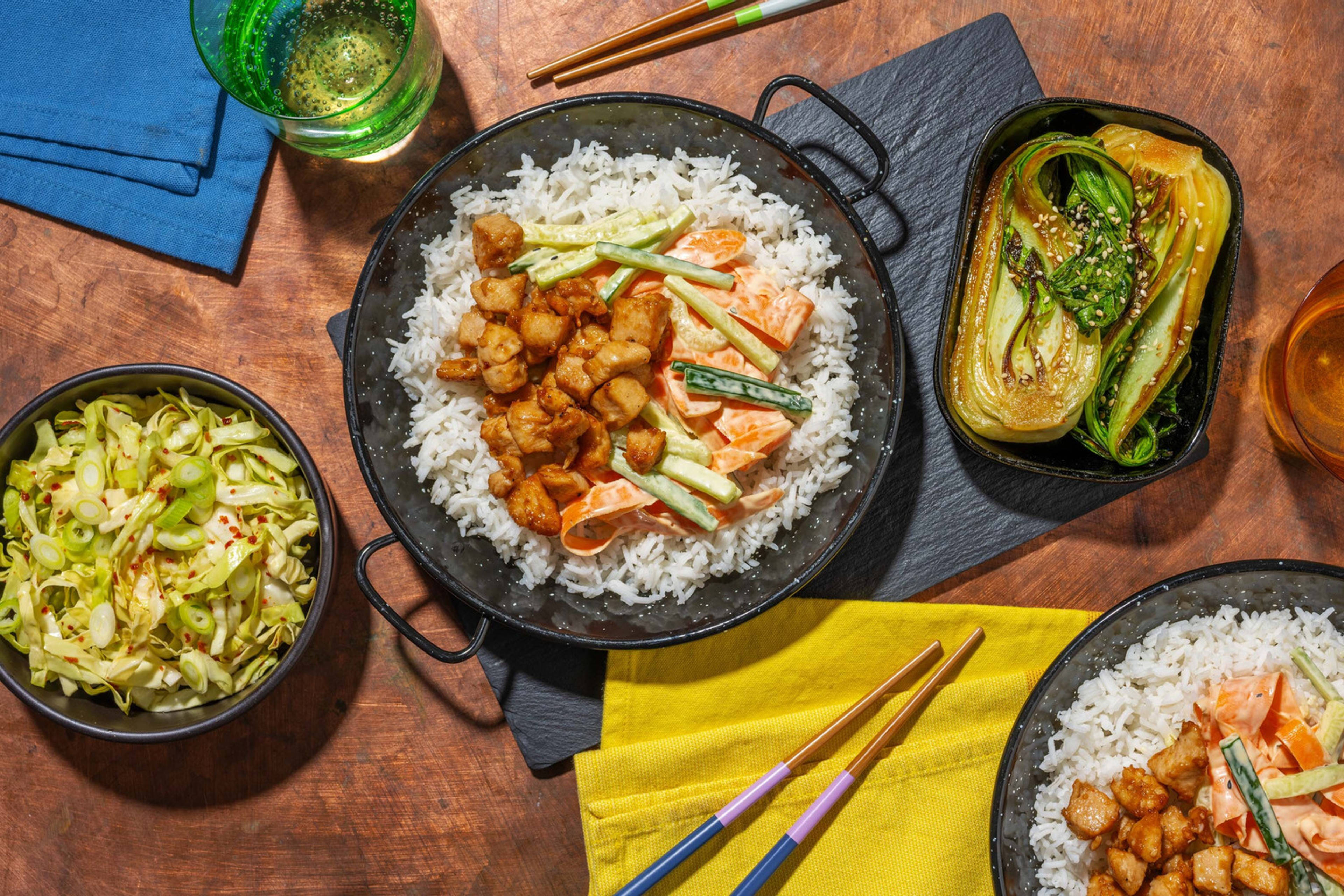 Japansk kyllinge-donburi