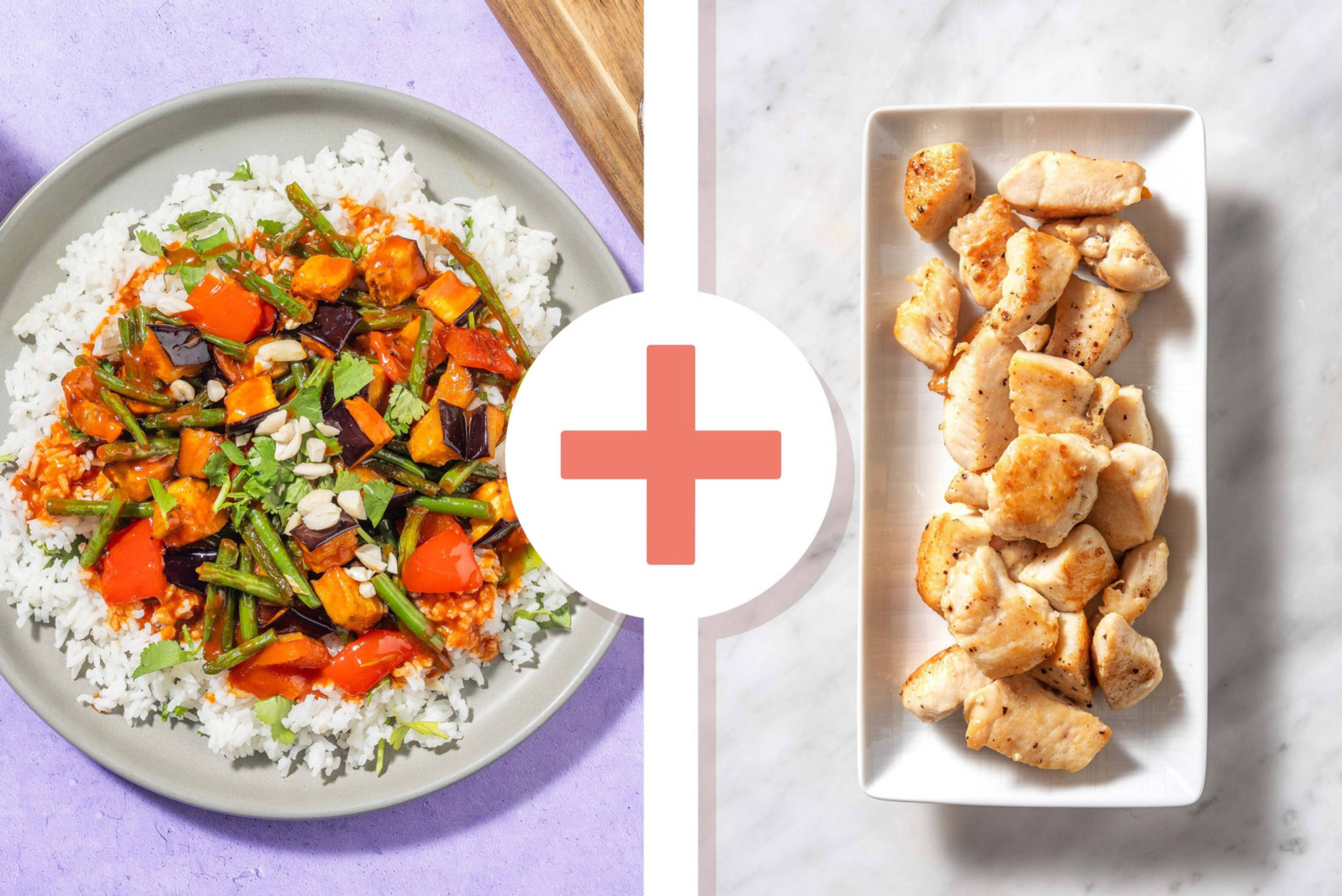 Sweet & Spicy Indo-Chinese Chicken Breast Stir-Fry