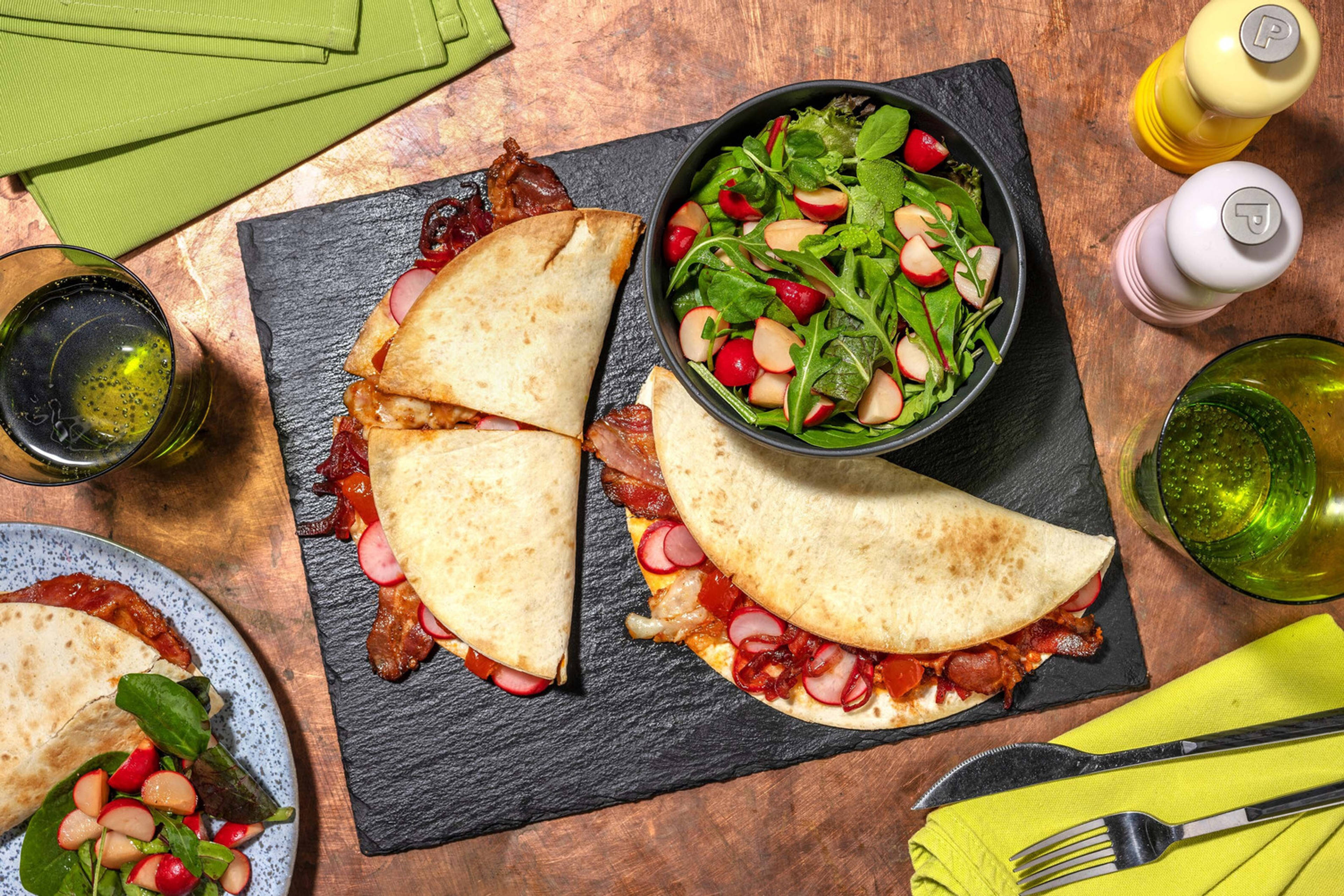 Tortilla grillée façon taloa basque