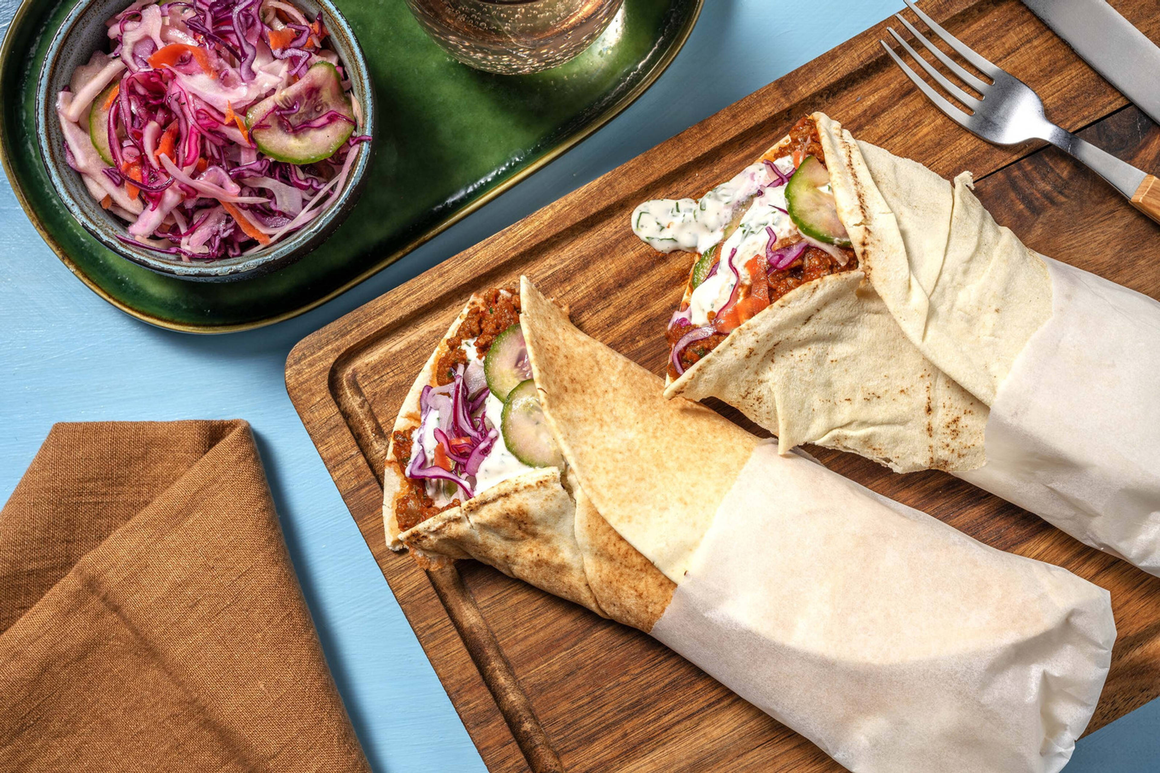 Lahmacun au haché végétarien 