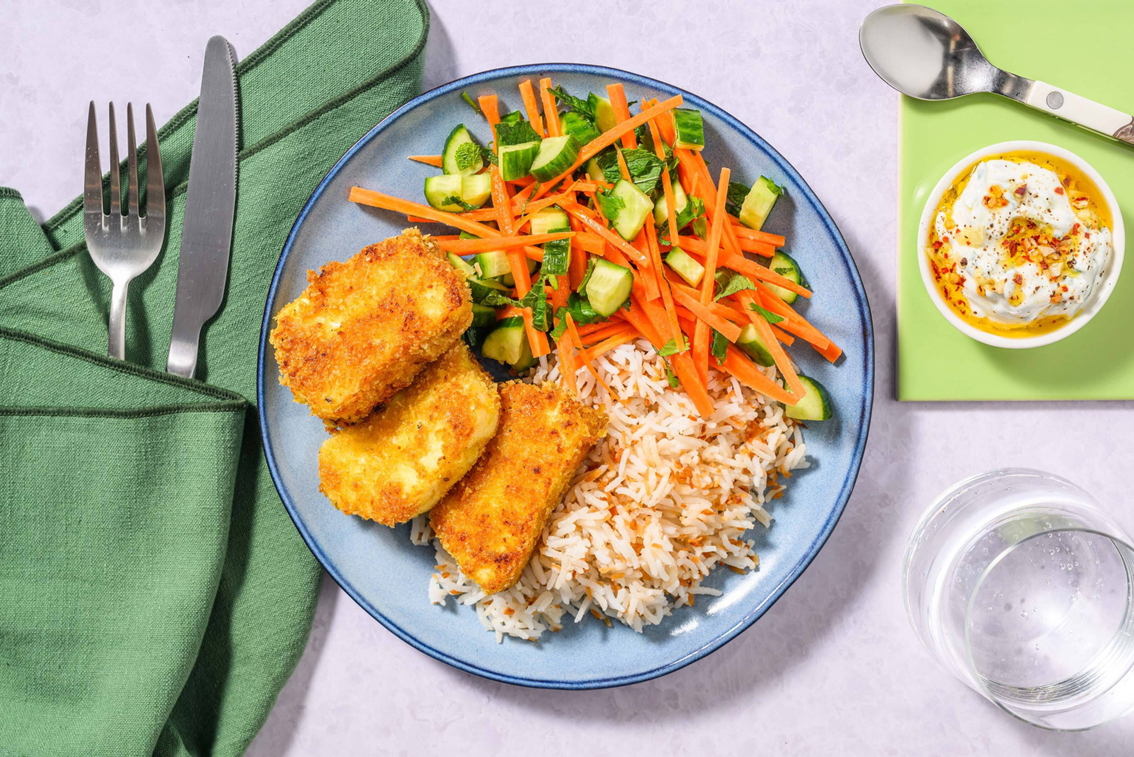 Satay-paneret grillost